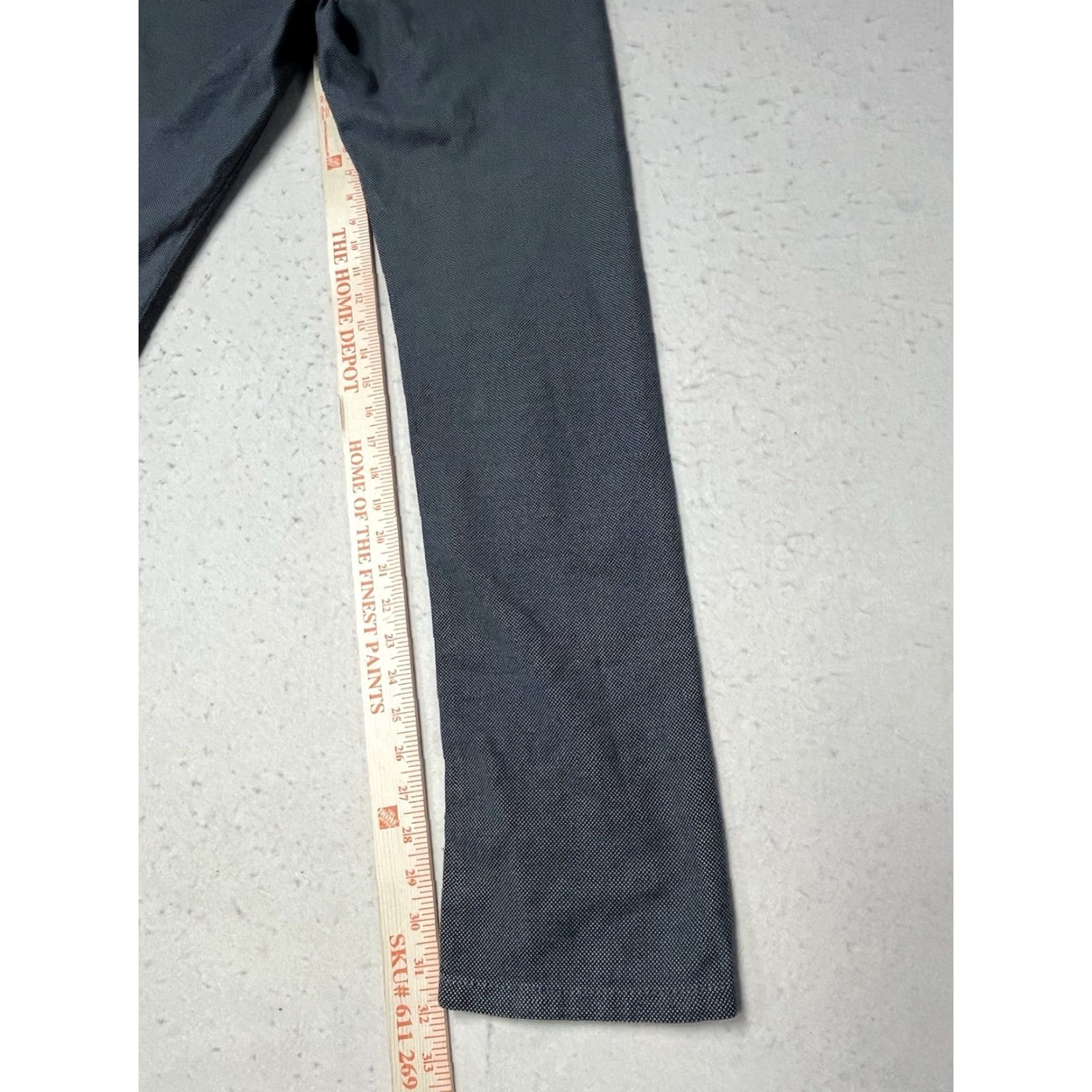 BRAX Brax Cooper Fancy Regular Pants Men Size 30 x 32 Gray Black Slim Button Pockets Knit Cotton Blend Straight Leg Chino Casual Travel Size US 30 / EU 46 - 5 Thumbnail
