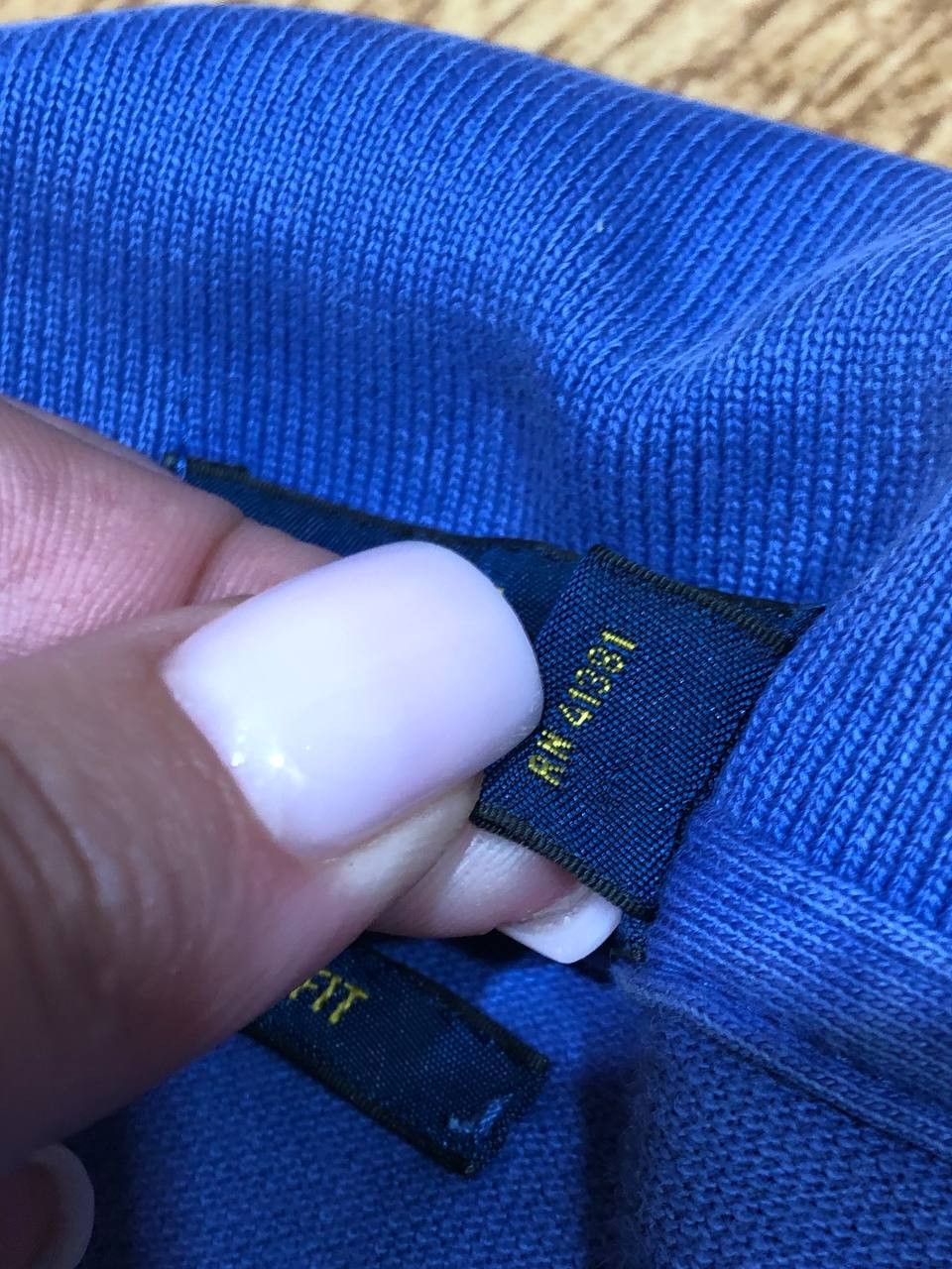 Polo Ralph Lauren Vintage Polo Ralph Lauren slim fit blue T-shirt Y2K Size US L / EU 52-54 / 3 - 3 Thumbnail