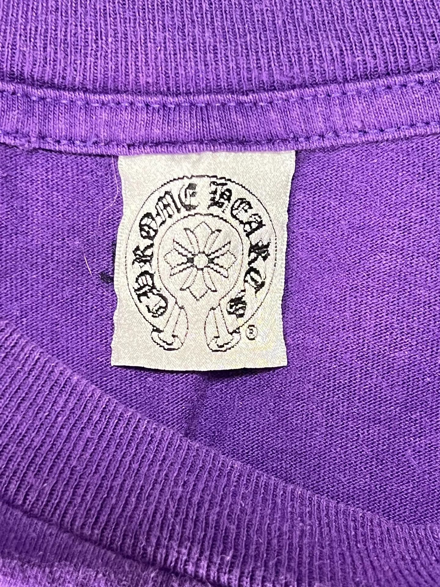 Chrome Hearts CHROME HEARTS Purple SS Tee S (Pocket/Back Logo) Classic Size US S / EU 44-46 / 1 - 6 Thumbnail
