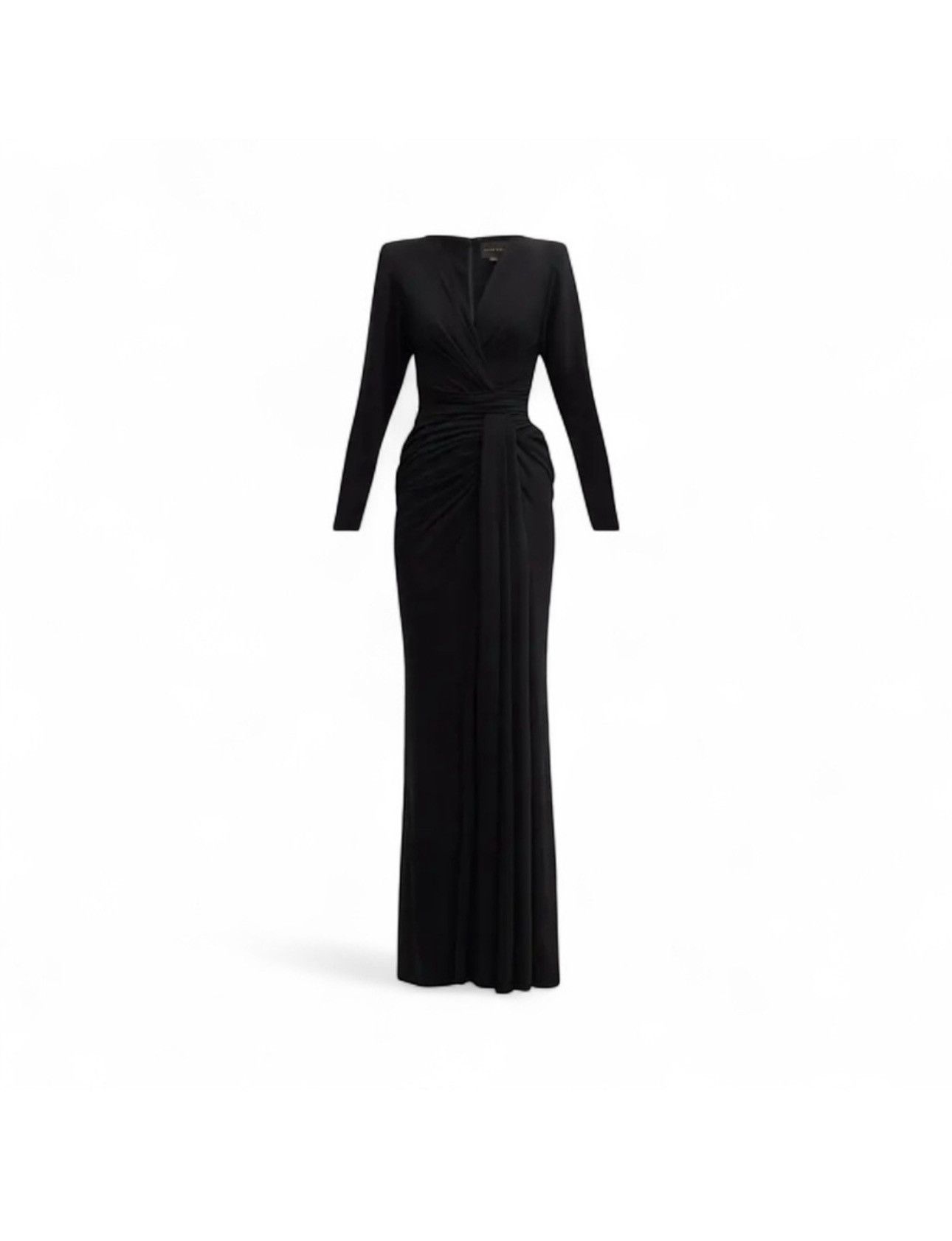 Zuhair Murad ZUHAIR MURAD Long Sleeve Draped Gown Size XS / US 0-2 / IT 36-38 - 2 Thumbnail