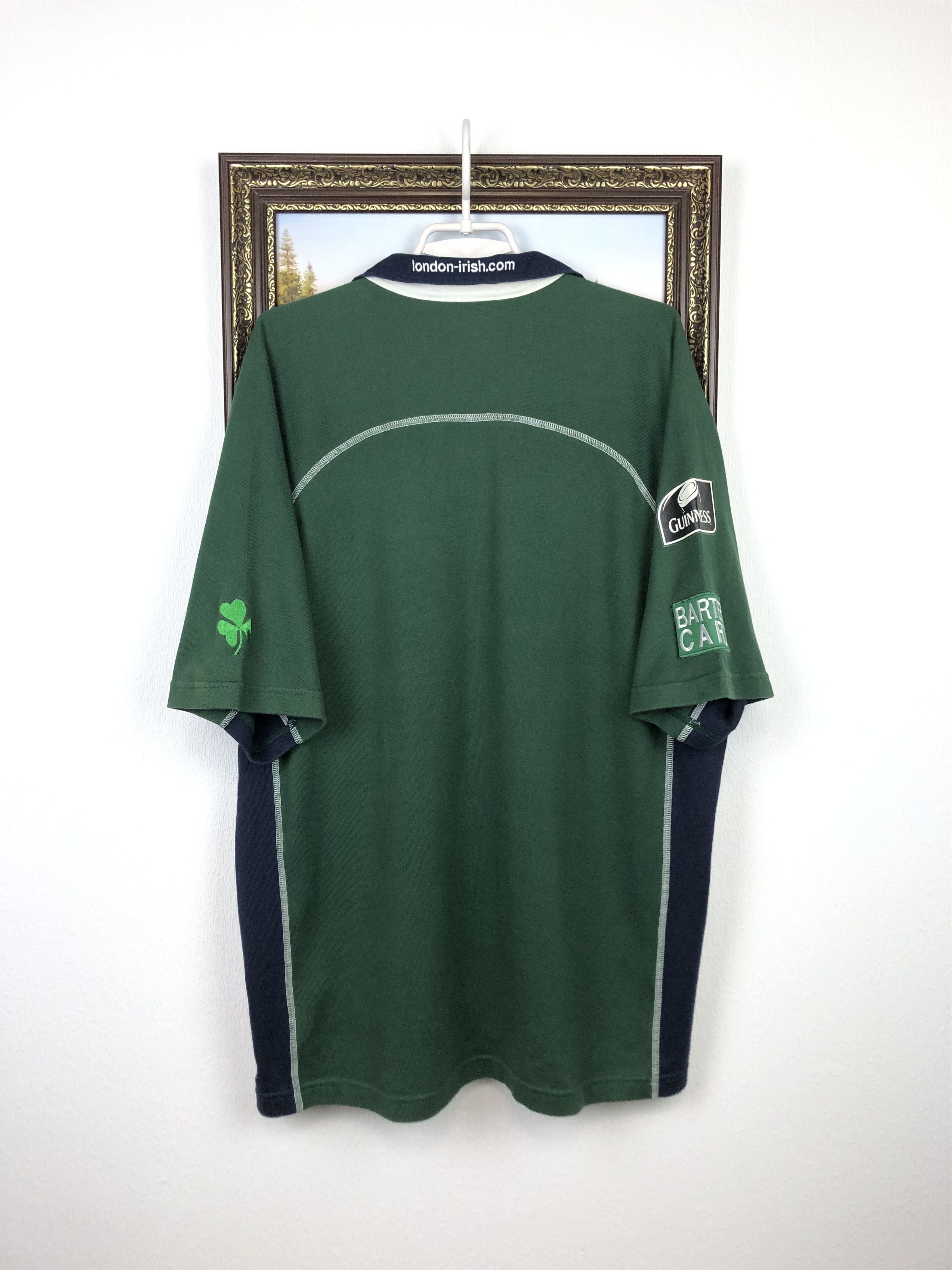 Canterbury of New Zealand Vintage Canterbury London Irish Rugby Union Jersey Trikot Size US XL / EU 56 / 4 - 7 Thumbnail