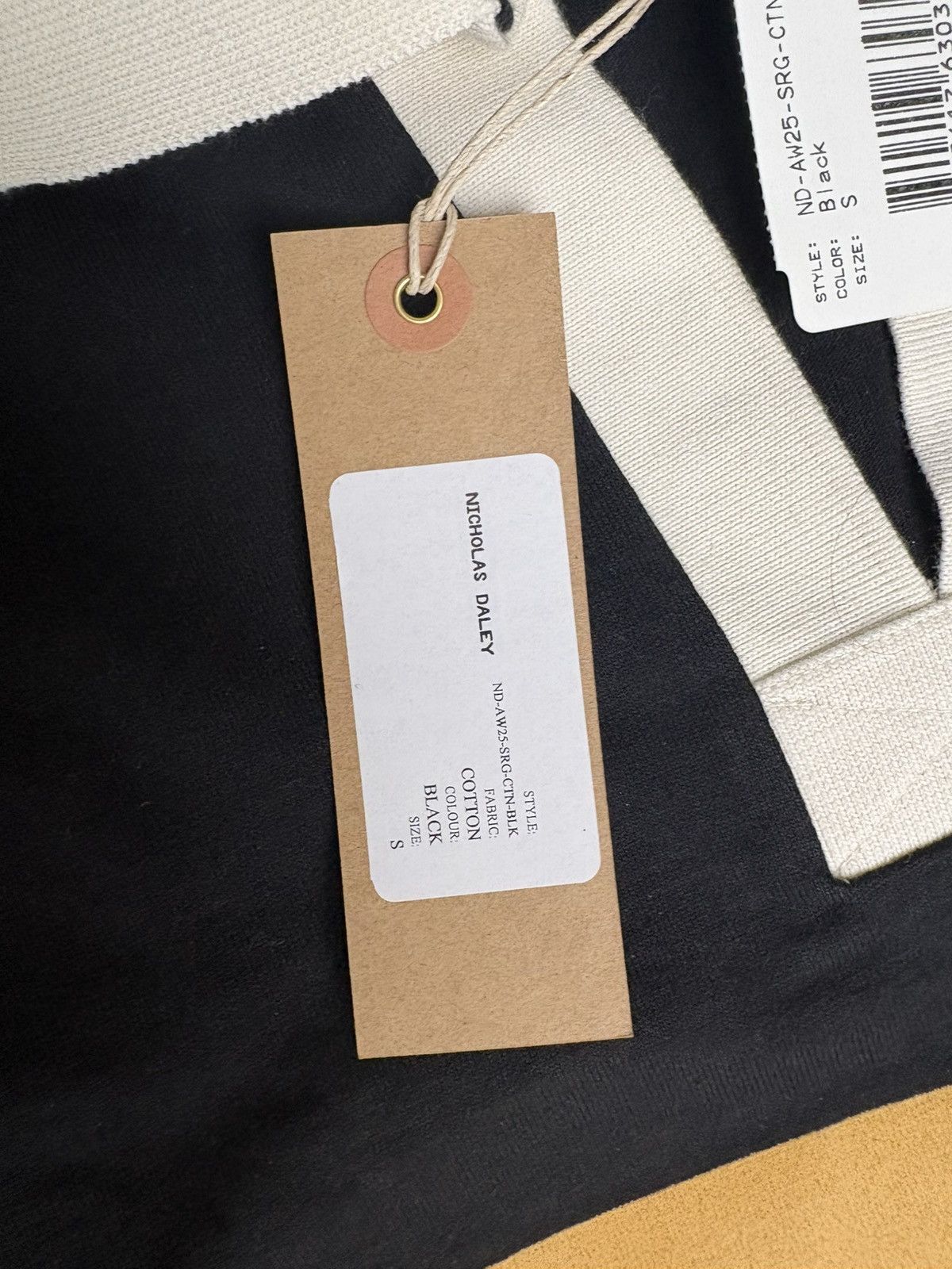 Nicholas Daley (RARE) Nicholas Daley Stripe Rugby Top Black Size US S / EU 44-46 / 1 - 9 Thumbnail