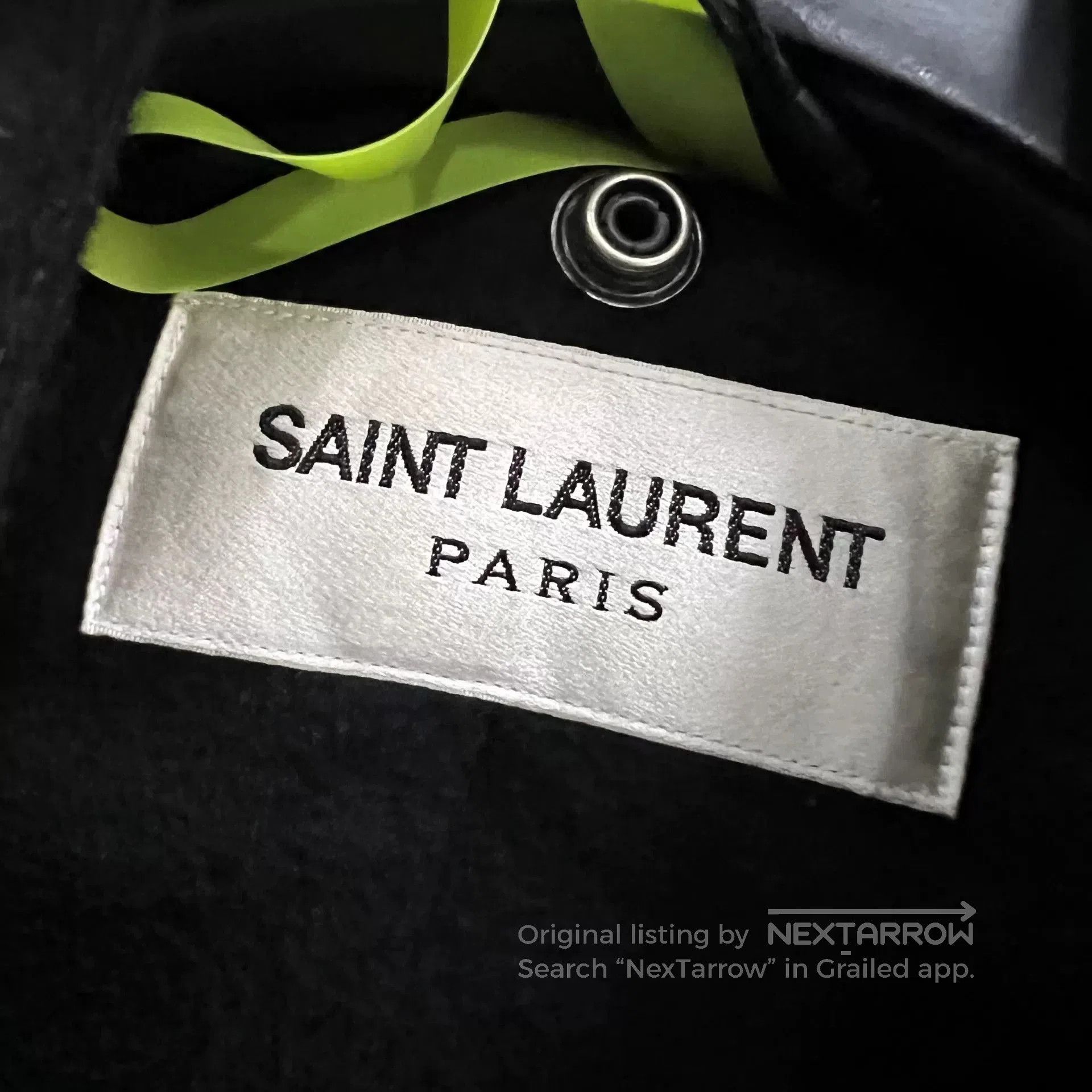 Saint Laurent Paris Saint Laurent Black Cropped Double. Size XS / US 0-2 / IT 36-38 - 3 Thumbnail