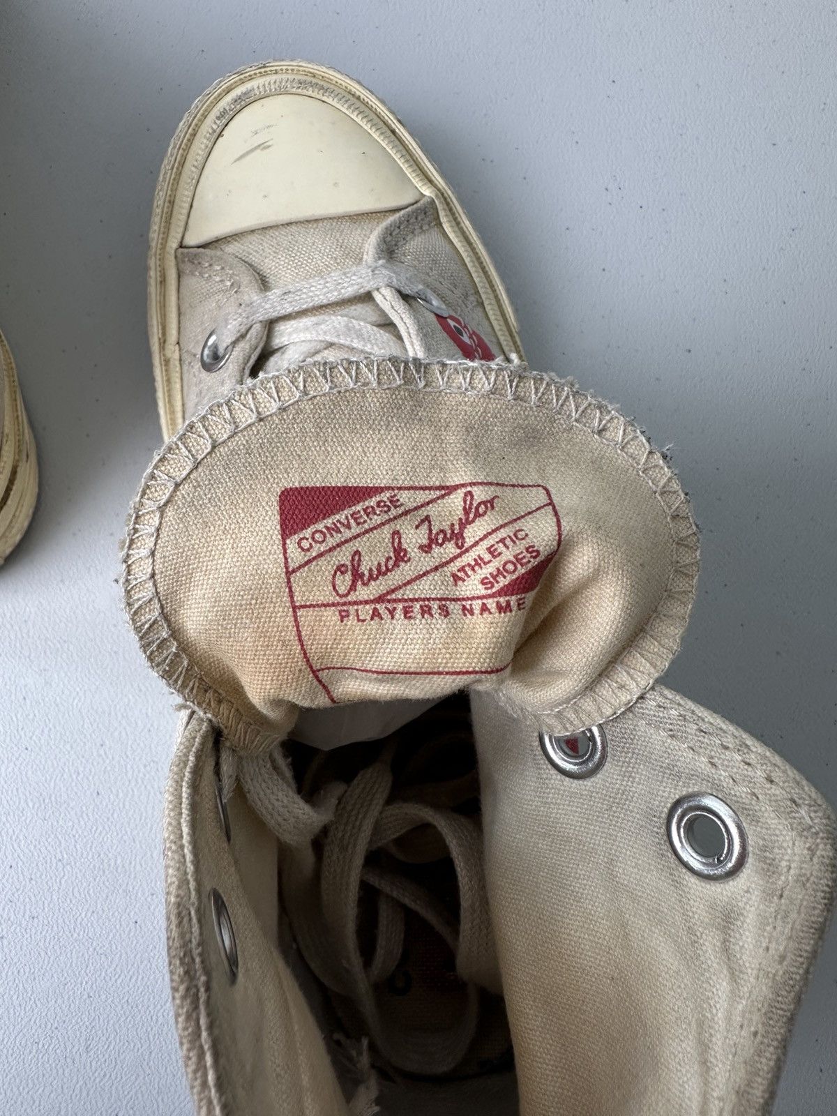 Comme des Garcons Comme Des Garcons Play High Sneakers Monogram Size US 7 / IT 37 - 11 Thumbnail