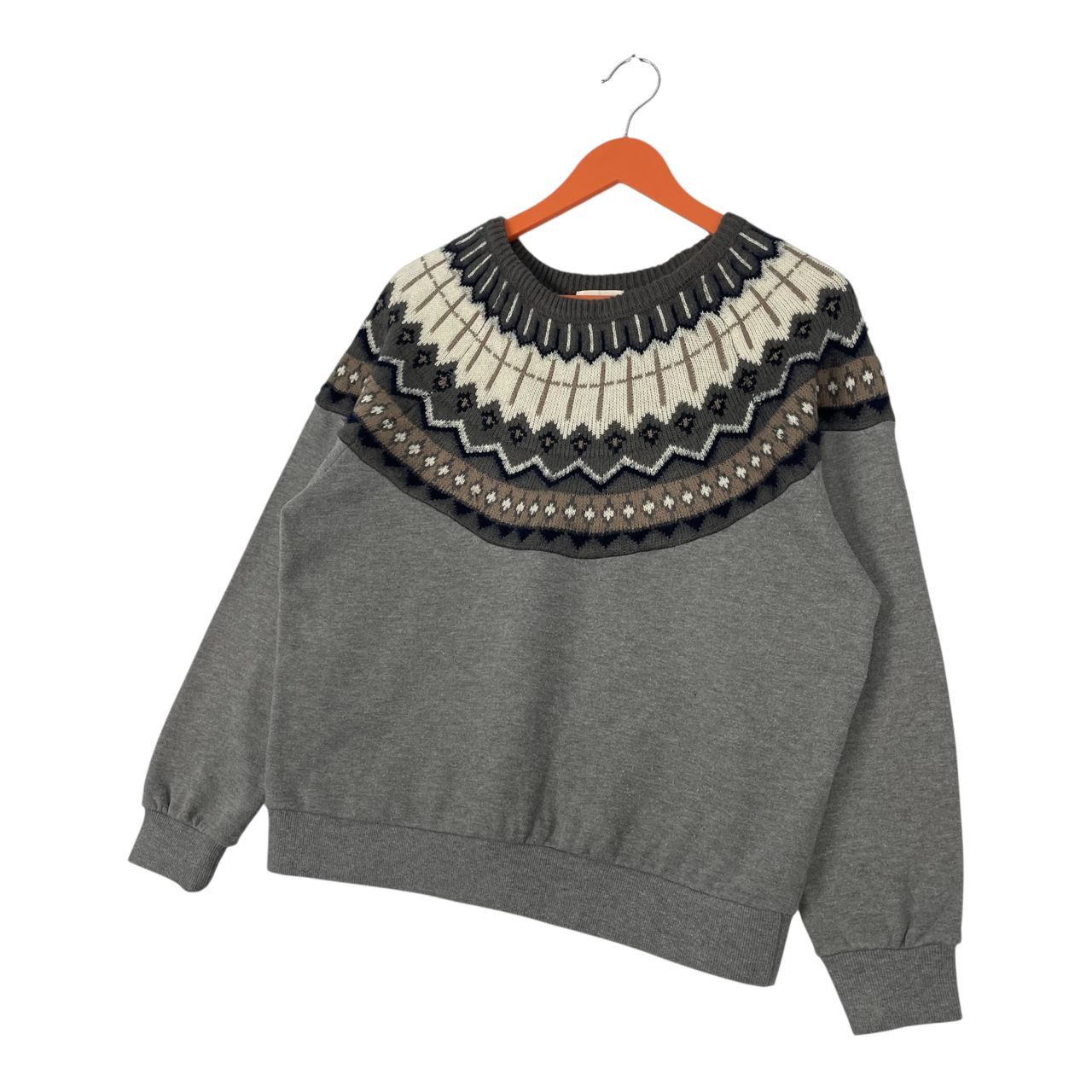 Beams Japan Vintage Beams Heart Abstract Style Pullover Knit Sweatshirt Size US M / EU 48-50 / 2 - 2 Thumbnail