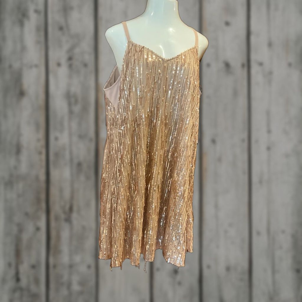champagne gold prom dress Sparkle Champagne Gold Long Prom Dresses with Straps ARD2101