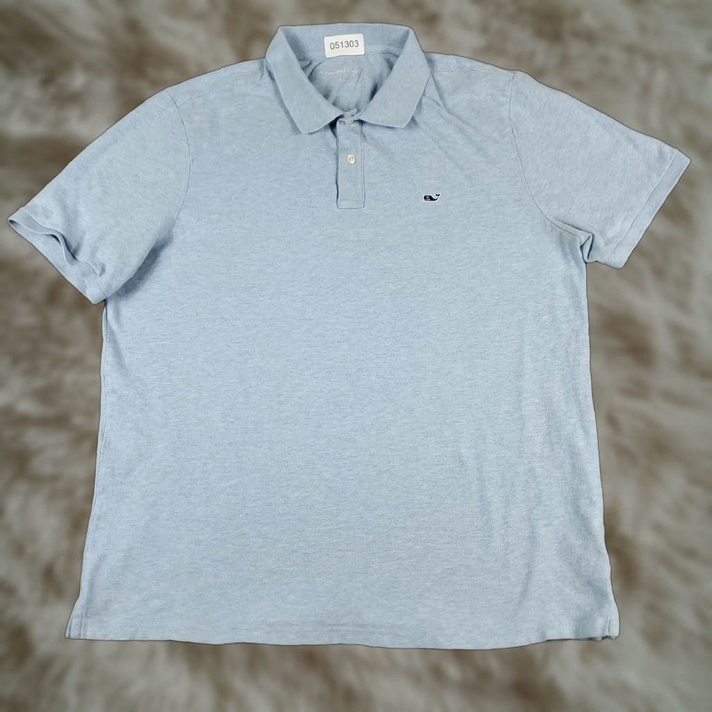 Vineyard Vines VINEYARD VINES Polo Shirt Mens Large Blue Casual Short Sleeve Activewear Size US L / EU 52-54 / 3 - 1 Thumbnail