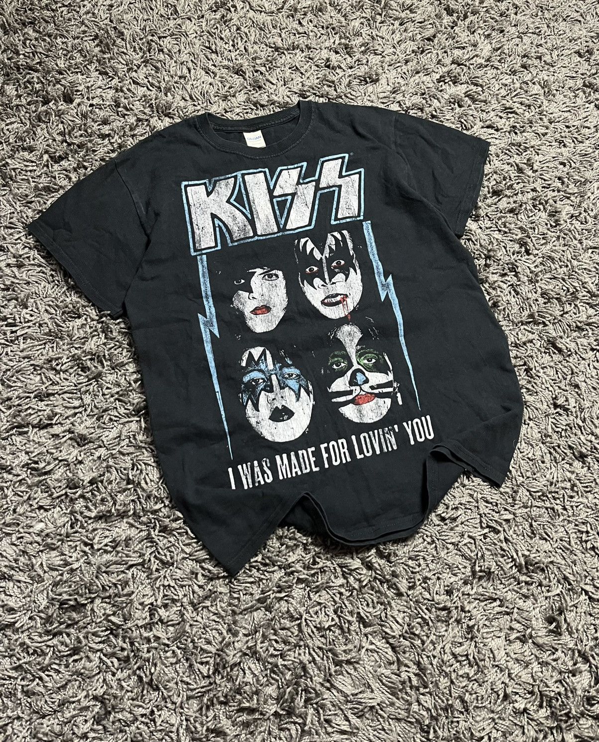 Band Tees KISS "I Was Made For Lovin' You" Band T-Shirt Size US M / EU 48-50 / 2 - 1 Thumbnail