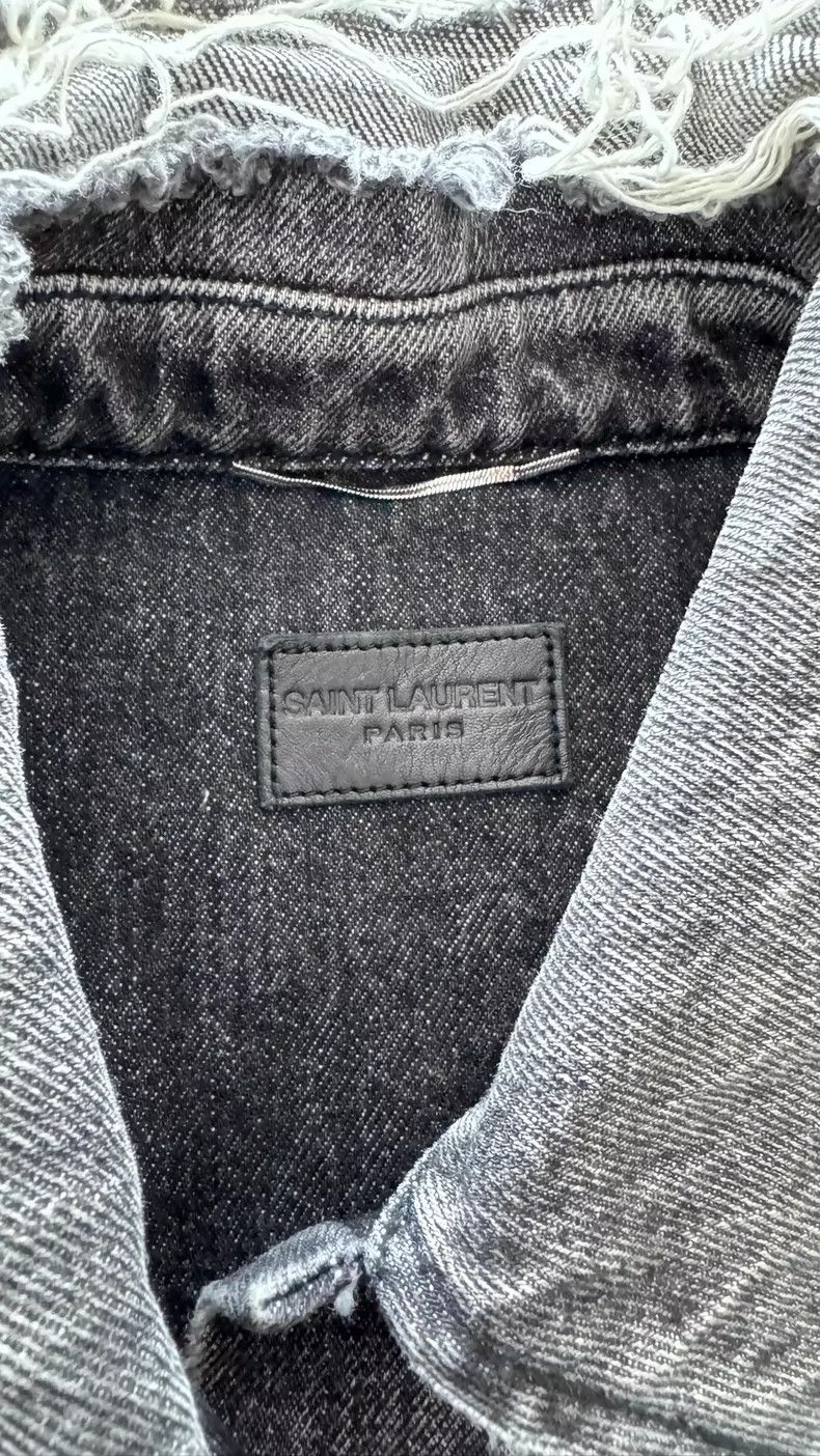 Saint Laurent Paris Saint Laurent Paris denim jacket Nextarrow-2505 Size US S / EU 44-46 / 1 - 3 Thumbnail