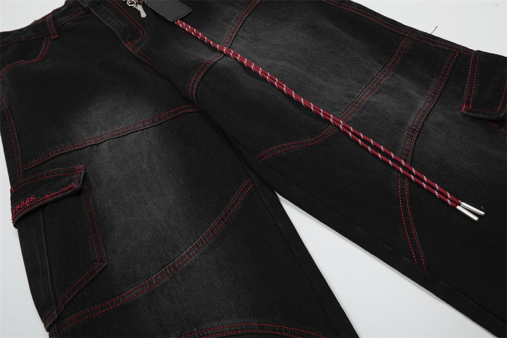 Japanese Brand × Jean Men's loose trendy keychain decorated straight jeans Size US 32 / EU 48 - 4 Thumbnail