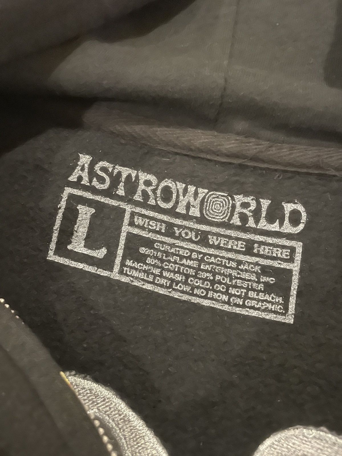 Travis Scott Astroworld Tour 2018 Look Mom Zip-Up Hoodie Size US L / EU 52-54 / 3 - 7 Thumbnail