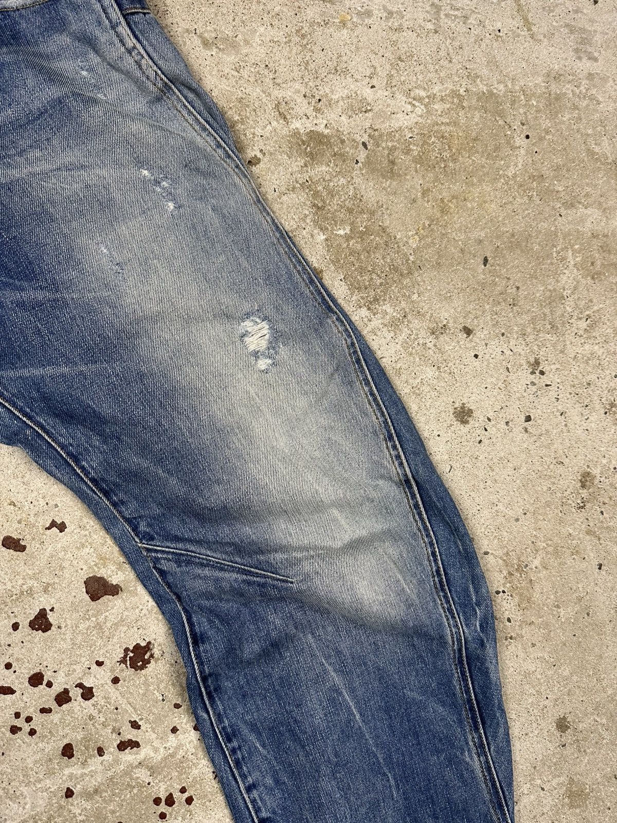 G-Star Vintage Y2K G Star Raw Tapered Denim Pants Jeans Zippers Size US 30 / EU 46 - 6 Thumbnail