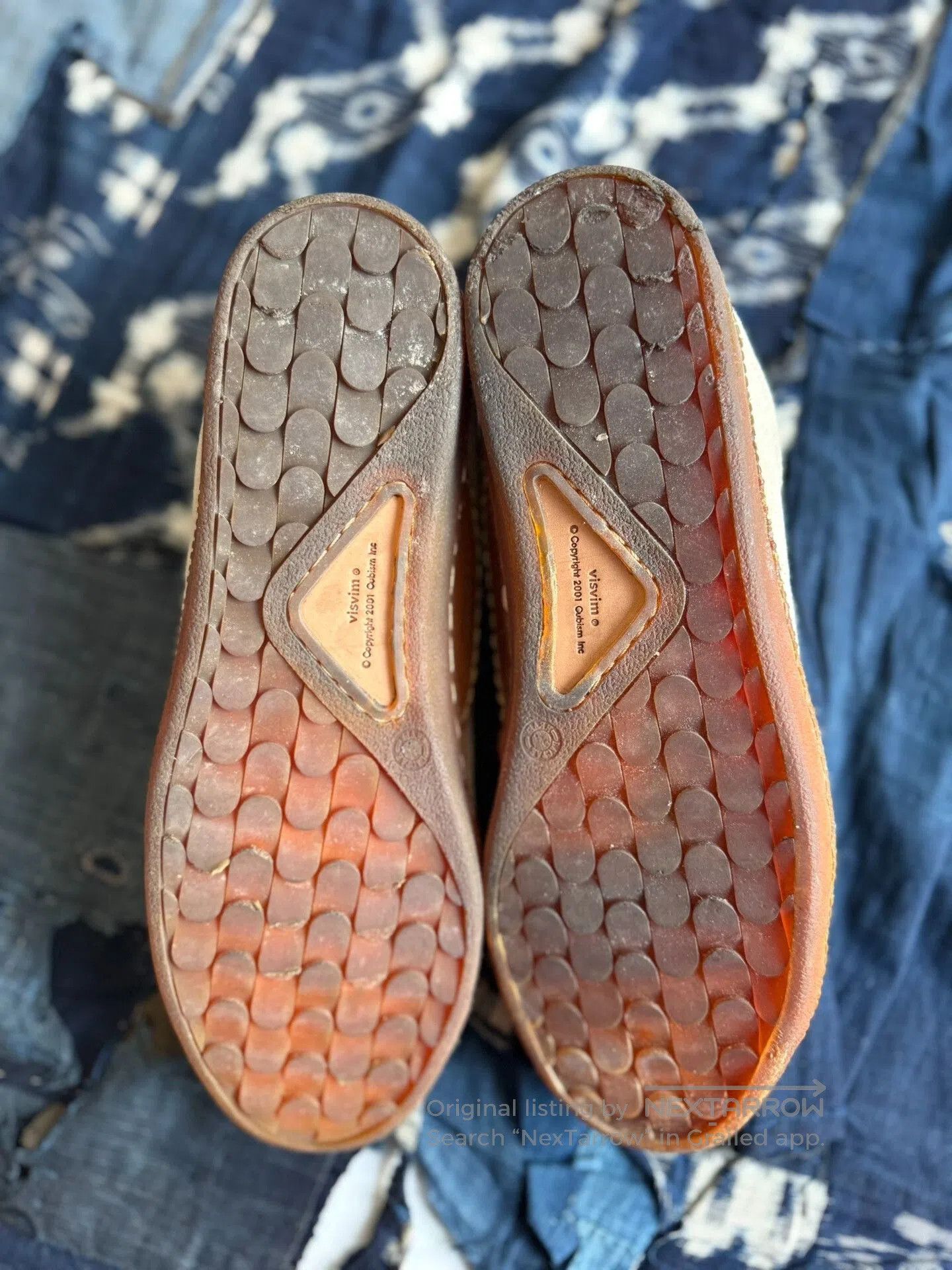 Visvim visvim foley folk sneakers in orange. Size US 11 / EU 44 - 9 Thumbnail