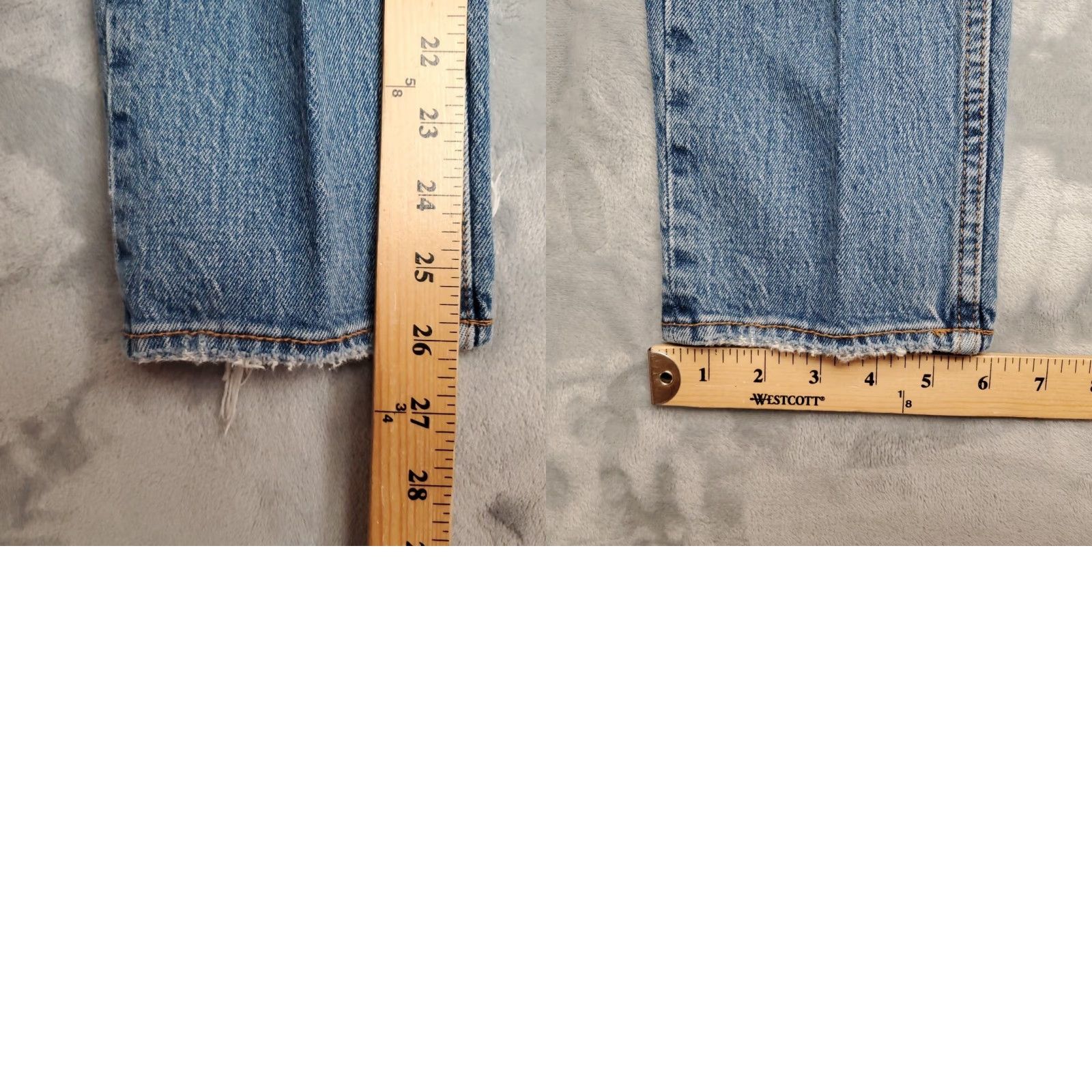 Abercrombie & Fitch Abercrombie & Fitch Jeans Womens 24 Blue Denim Mom High Rise Curve Love Y2K Pant Shoes Size 42" / US 20 - 9 Thumbnail