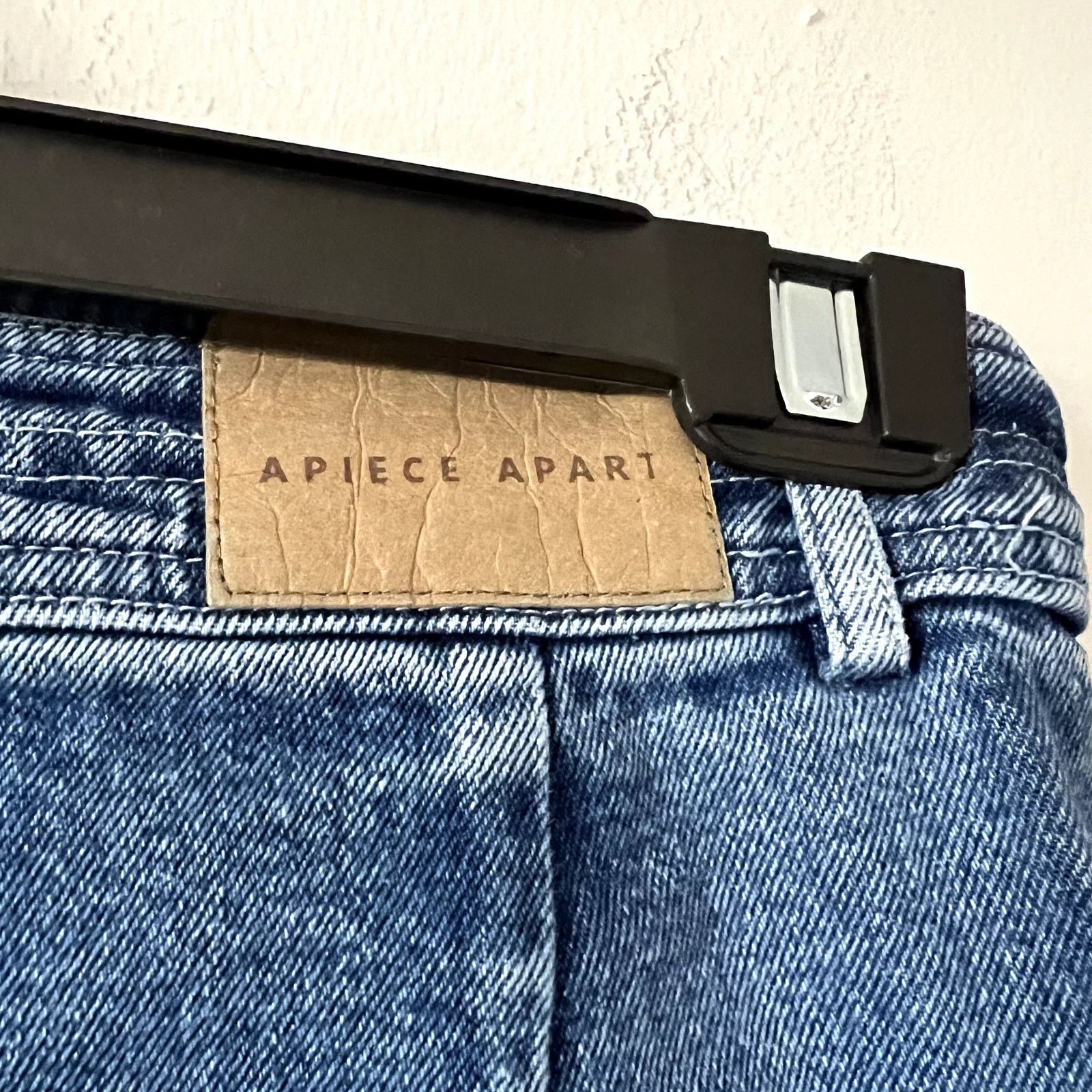 Apiece Apart Apiece Apart Merida Wide Leg Cropped Jeans Blue Denim Size 26" / US 2 / IT 38 - 7 Thumbnail