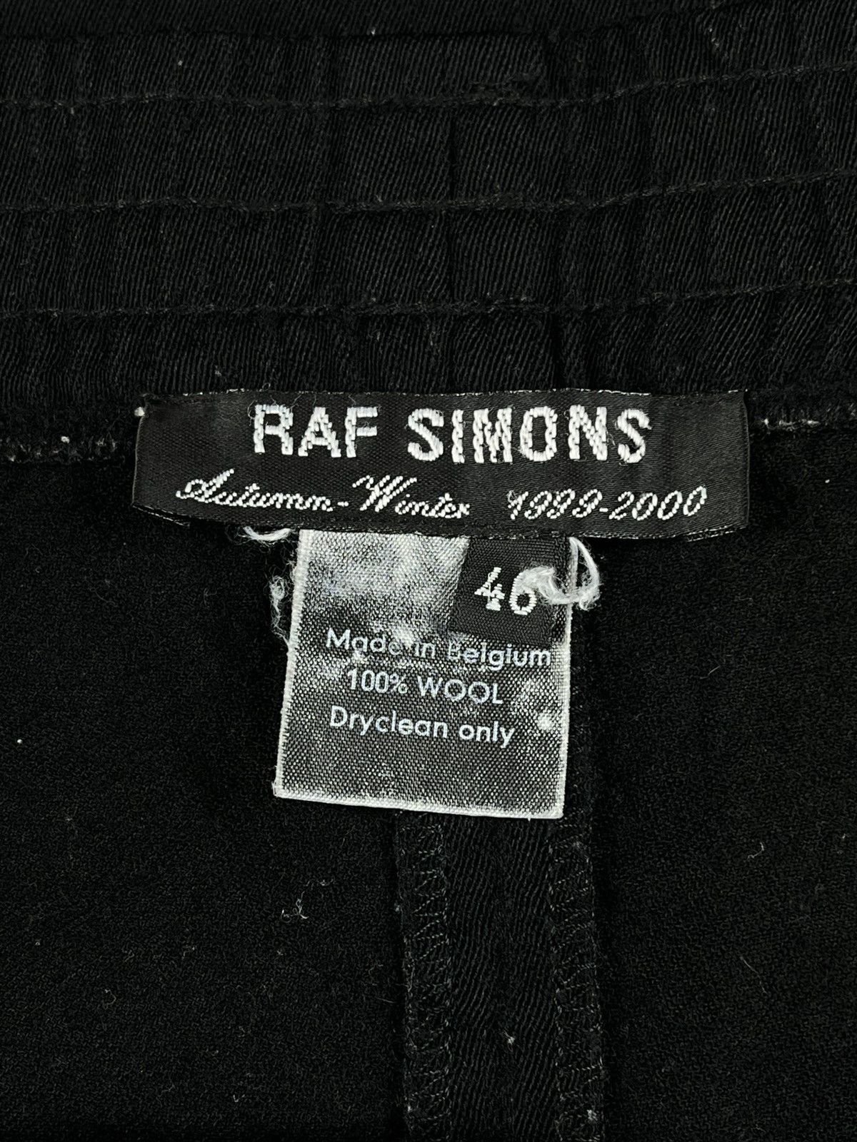 Raf Simons AW99 Raf Simons Disorder Wool Baggy Wide Leg Sweat Pants Size US 30 / EU 46 - 6 Thumbnail