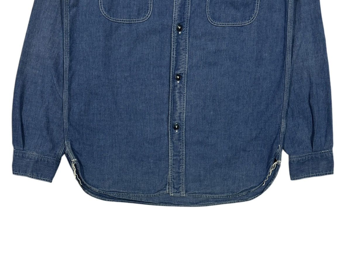 Orslow Orslow Ww11 Usn Inspired Chambray Blue Button Ups Size US S / EU 44-46 / 1 - 4 Thumbnail