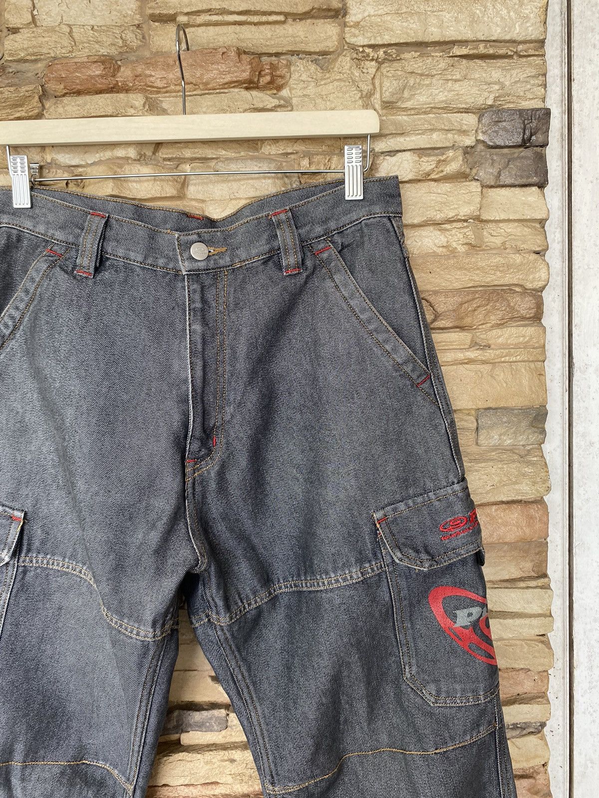 Vintage Rare Vintage Piko Baggy Cargo Pants jnco y2k streetwear fubu Size US 32 / EU 48 - 2 Thumbnail