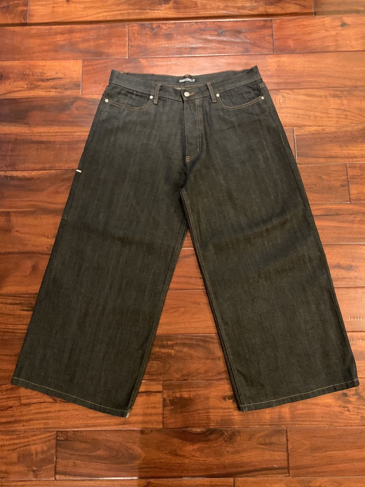 Other Discont’d 12 oz. Raw Japanese Baggy Denim Size 34 Size US 34 / EU 50 - 1 Thumbnail