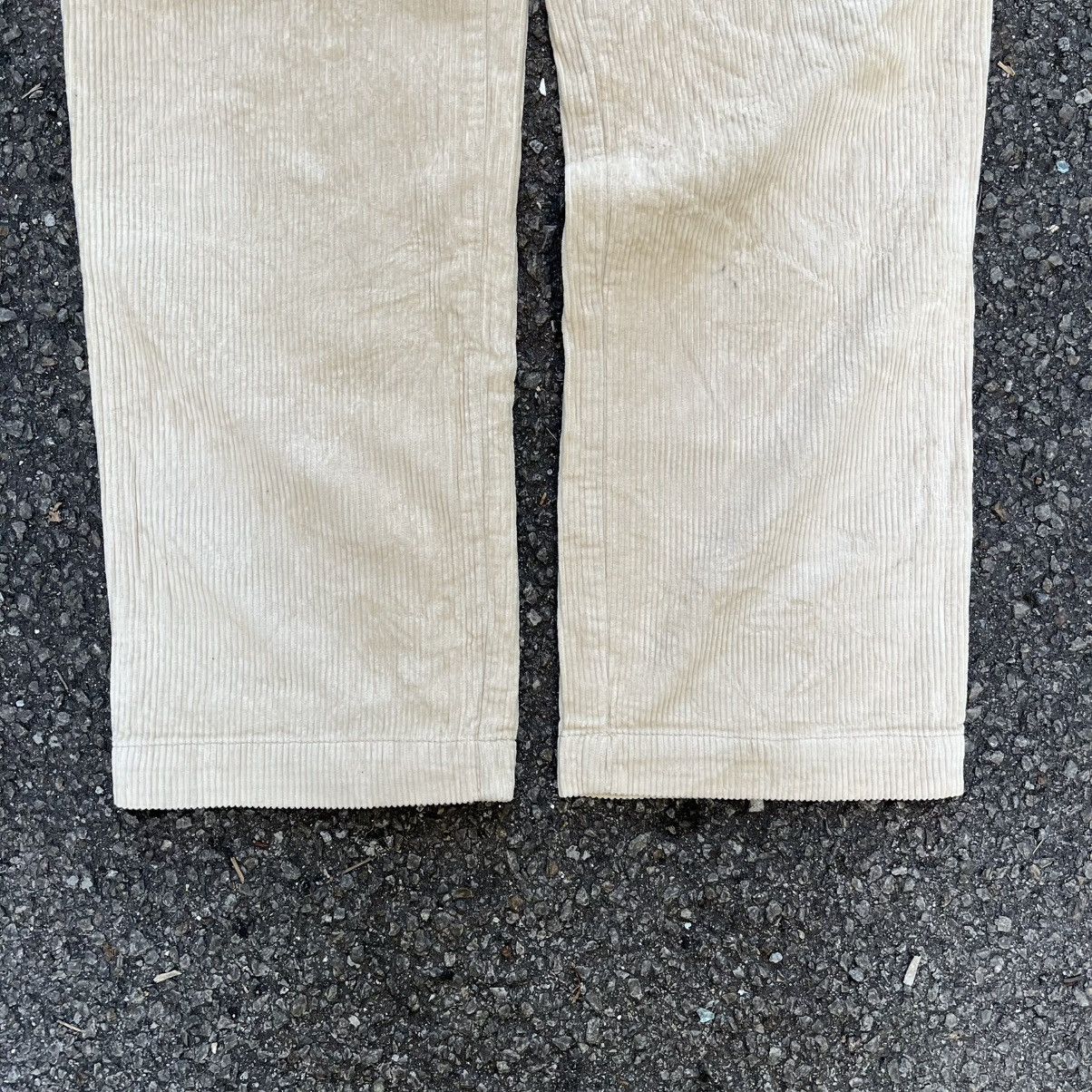 Golf Wang Golf Wang Cargo Corduroy Cream Pants Size US 32 / EU 48 - 2 Thumbnail