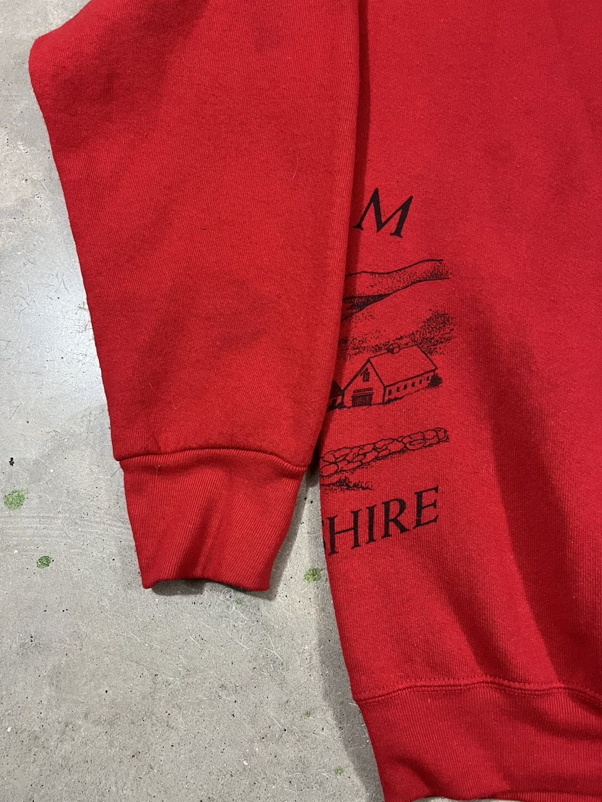 Vintage Vintage 90s Test Print Faded Red Crewneck Sweatshirt Size US XXL / EU 58 / 5 - 3 Thumbnail