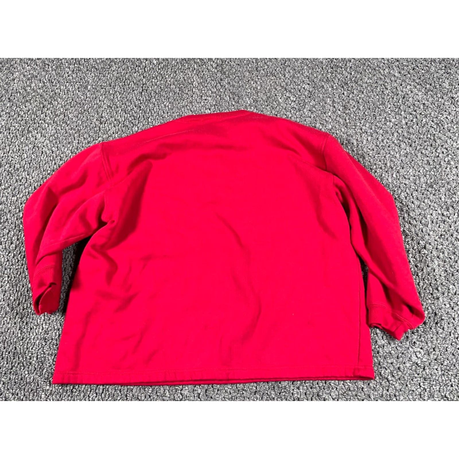 Vintage VINTAGE Rudolph Sweatshirt Christmas Embroidered Adult Large Red Crew Neck Long Sleeve Pullover Women Size L / US 10 / IT 46 - 2 Thumbnail