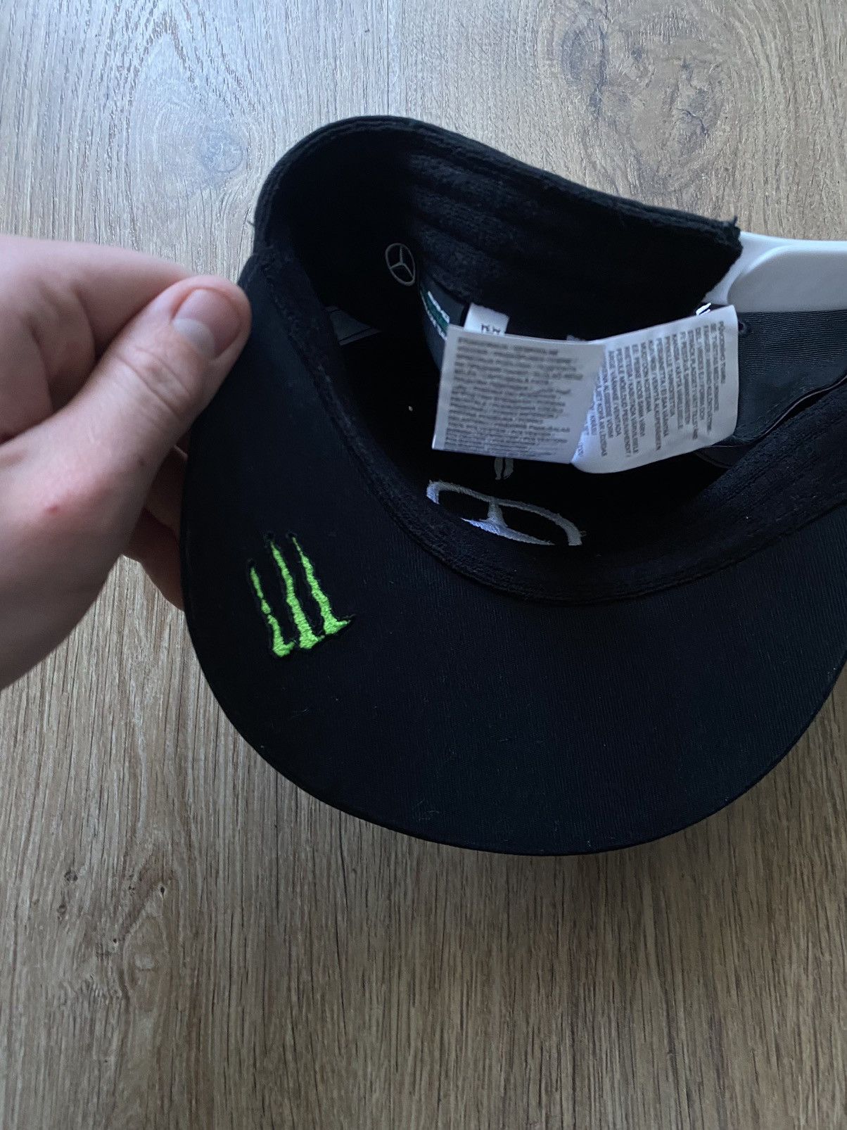 Mercedes-Benz × Vintage Mercedez Benz F1 Petronas Monster Energy Lewis Hamilton Cap Size ONE SIZE - 6 Thumbnail