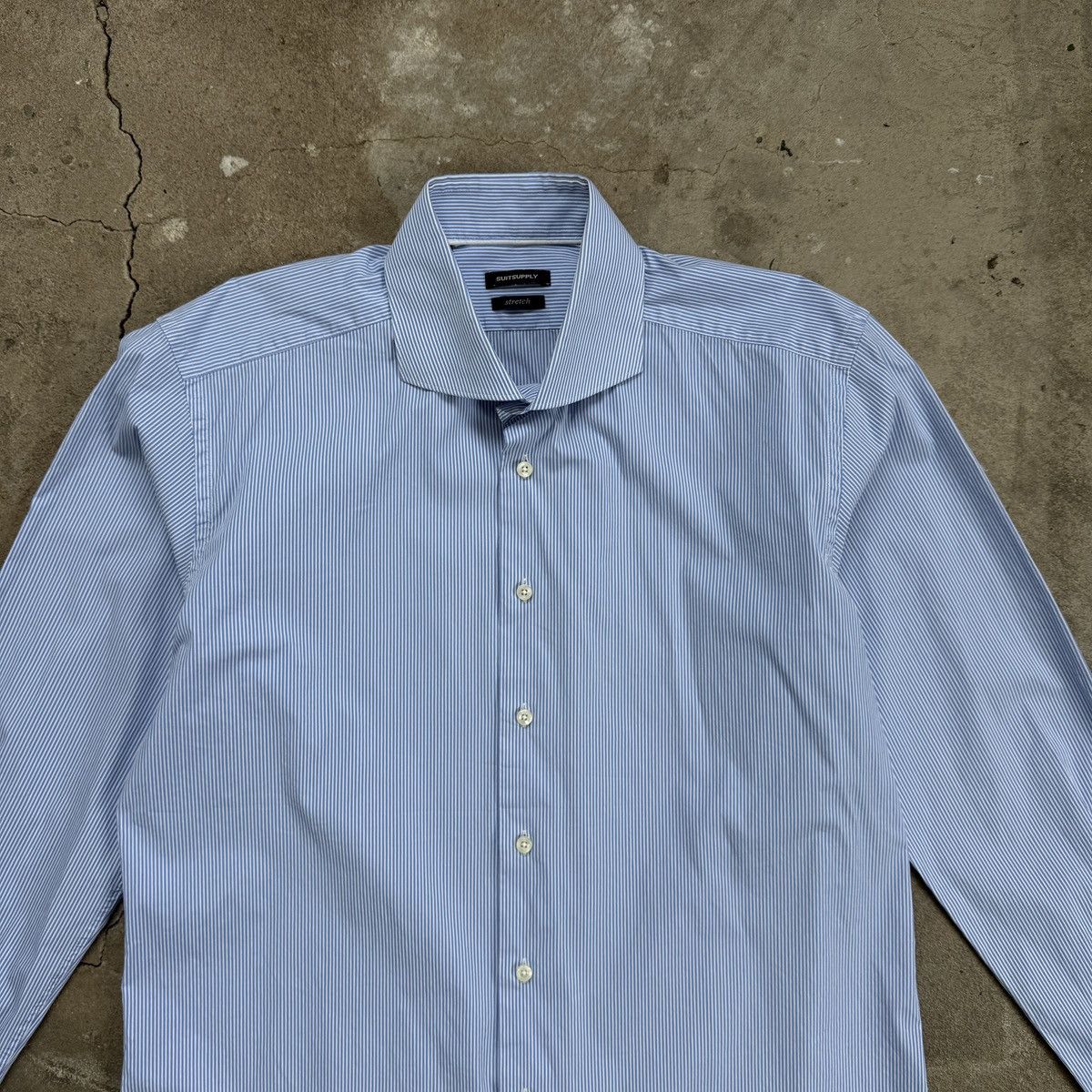 Vintage Suitsupply Oxford Button Up Shirt Size US L / EU 52-54 / 3 - 3 Thumbnail
