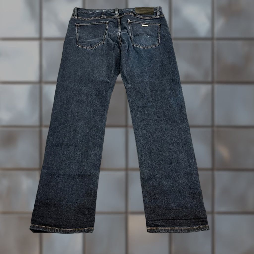 Armani Exchange Armani Exchange J15 Jeans Relaxed Straight 34 32 Dark Blue Denim Cotton Elastan Mens Regular 5-Pocket Size US 34 / EU 50 - 1 Thumbnail