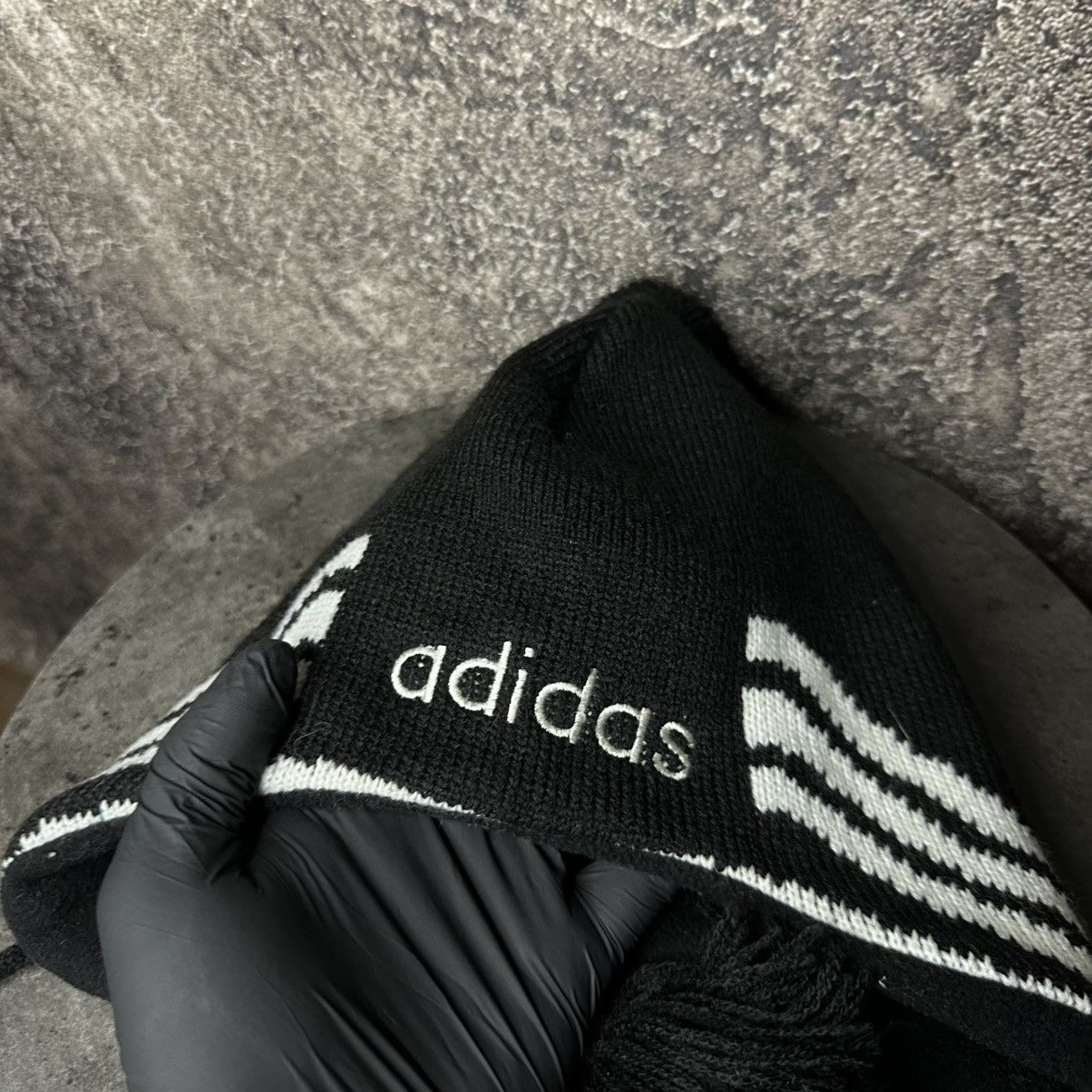 Adidas Vintage Very Rare Adidas Earflap Hat Size ONE SIZE - 10 Thumbnail