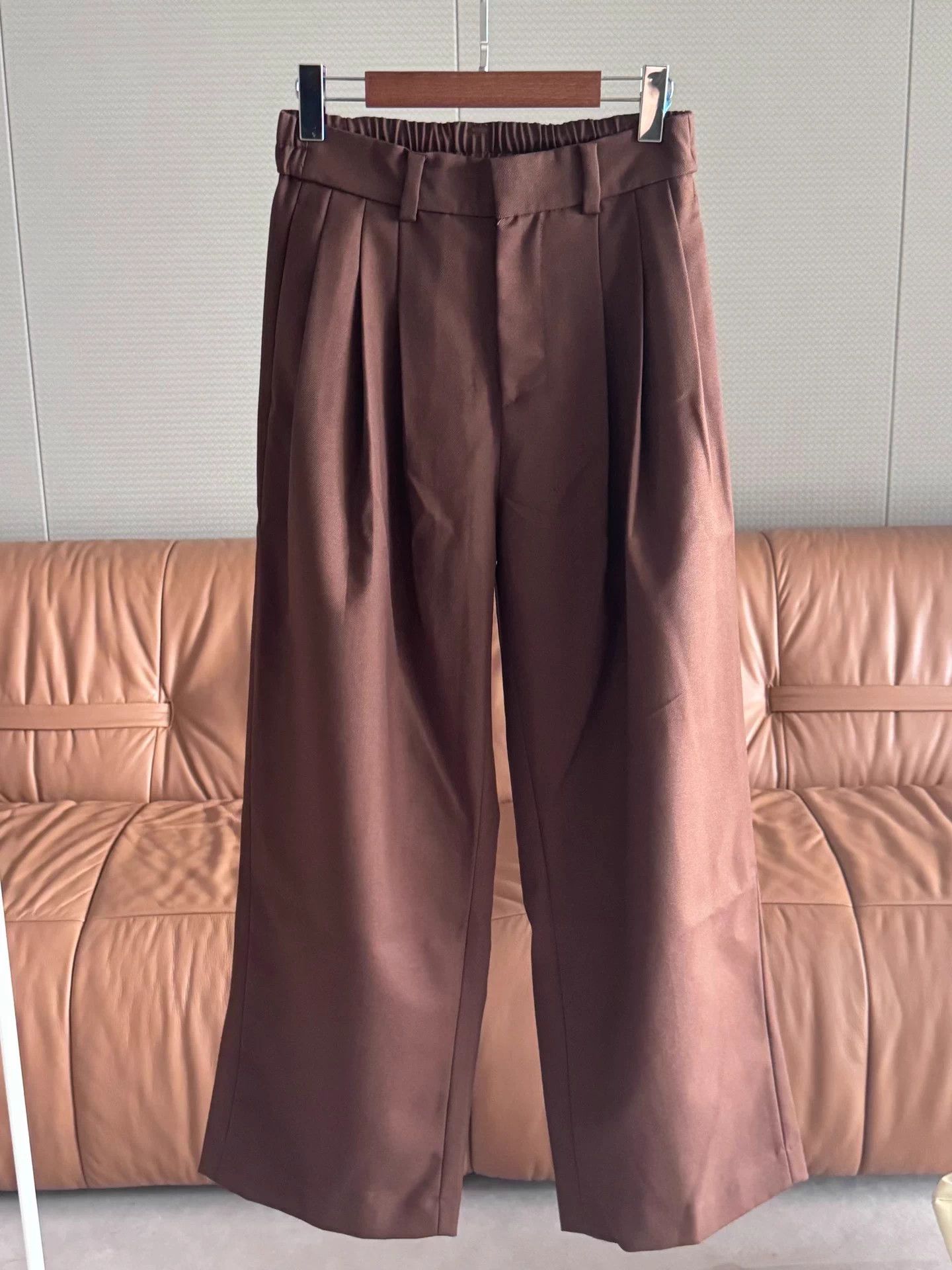 Other Yunyi Australian Wool 6Pleat Pants Dove M NWT Size US 32 / EU 48 - 1 Thumbnail
