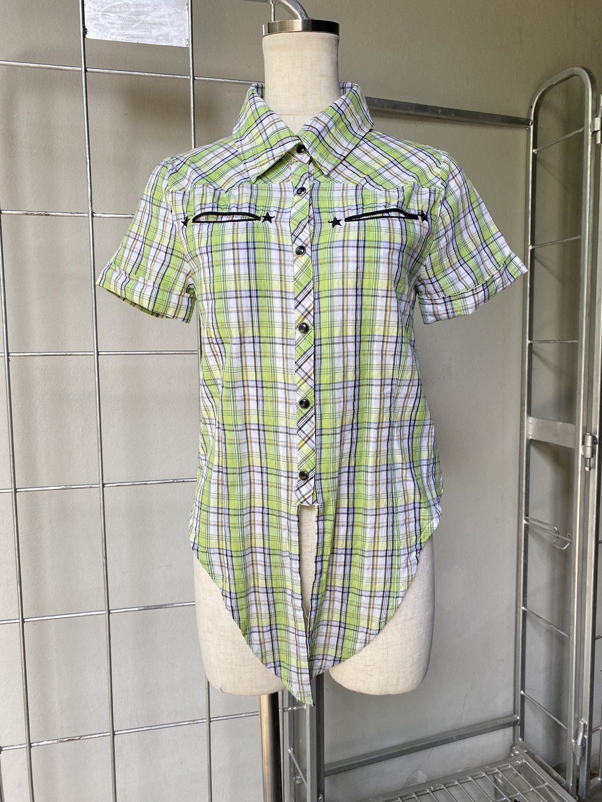 LIZ LISA LIZ LISA doll Green Short-sleeve Shirt with Tie Hem Size M / US 6-8 / IT 42-44 - 9 Thumbnail