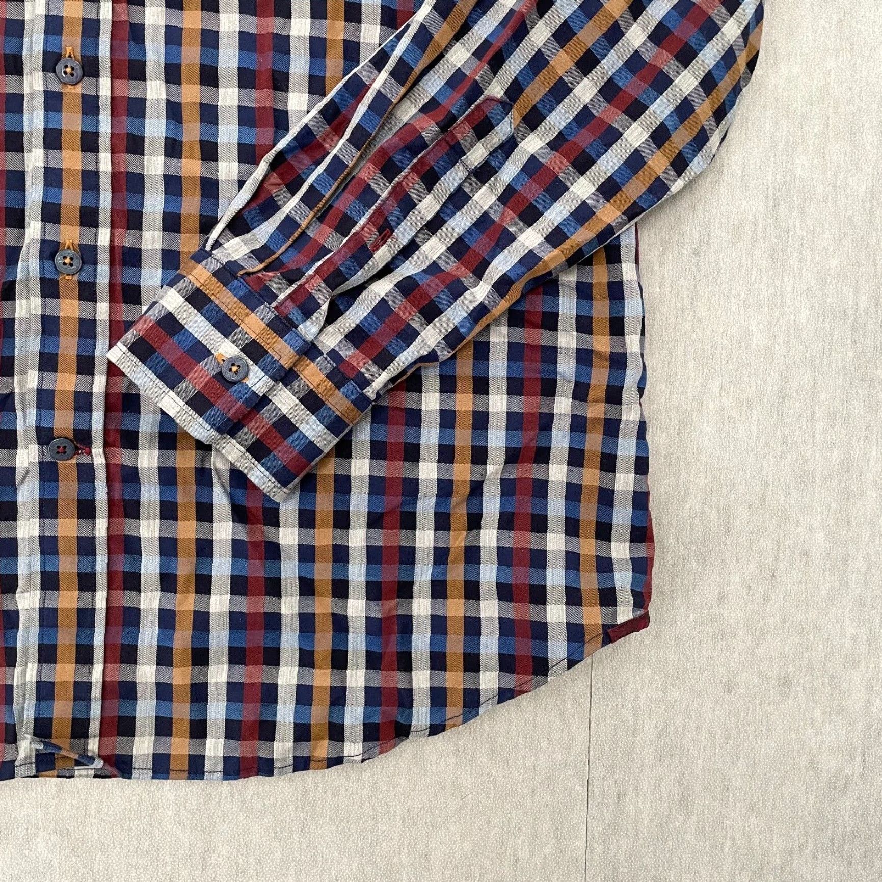 Robert Graham Robert Graham Shirt XL Multicolor Check Long Sleeve Classic Fit Modern Mens Size US XL / EU 56 / 4 - 4 Thumbnail