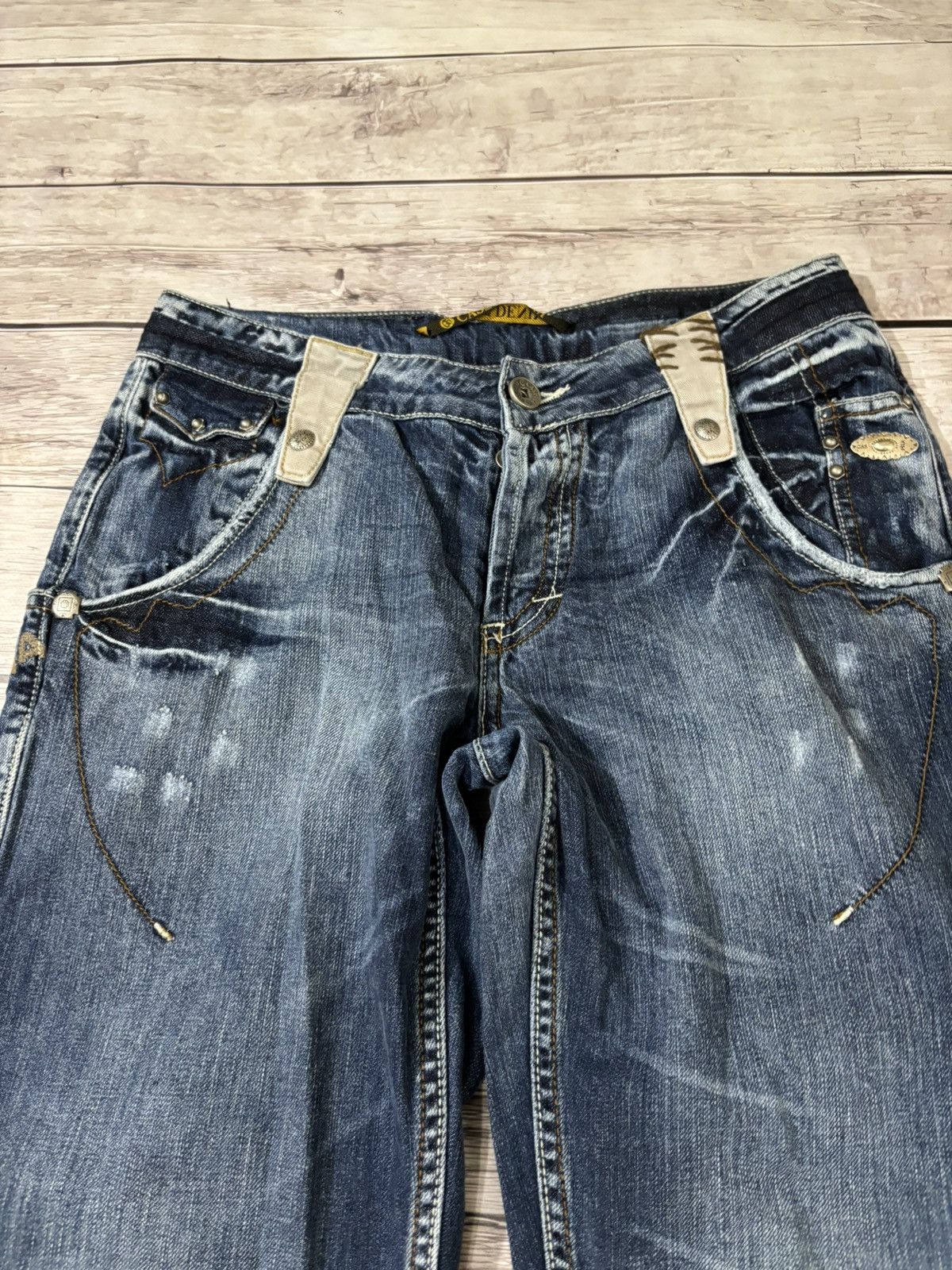 Hysteric Glamour × Japanese Brand 💥 HYSTERIC GLAMOUR BALENCIAGA STYLE JAPANESE JEANS Size US 32 / EU 48 - 2 Thumbnail