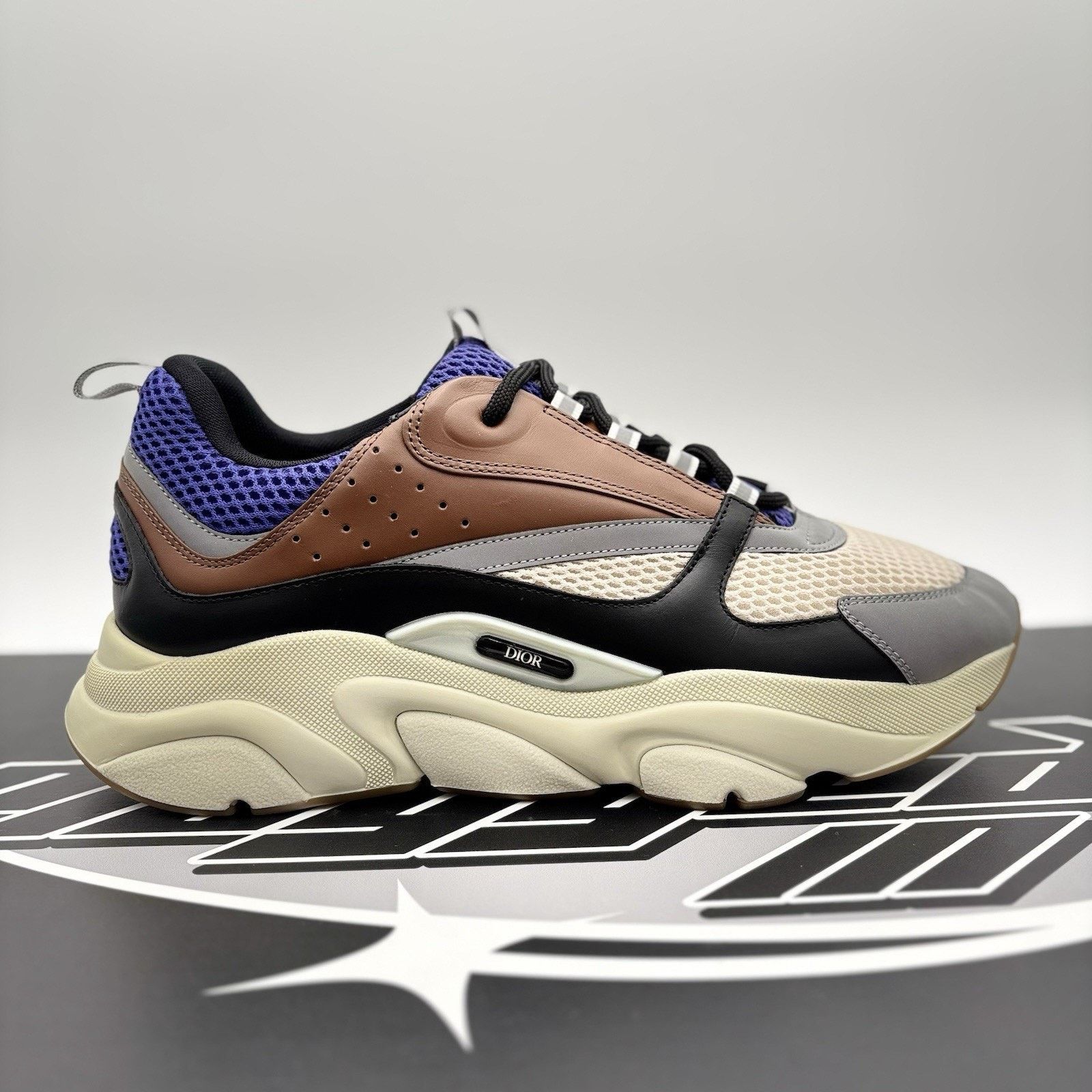 Dior Dior B22 Sneaker ' Coffee Violet ' | SUPER CLEAN! Size US 13 / EU 46 - 2 Thumbnail