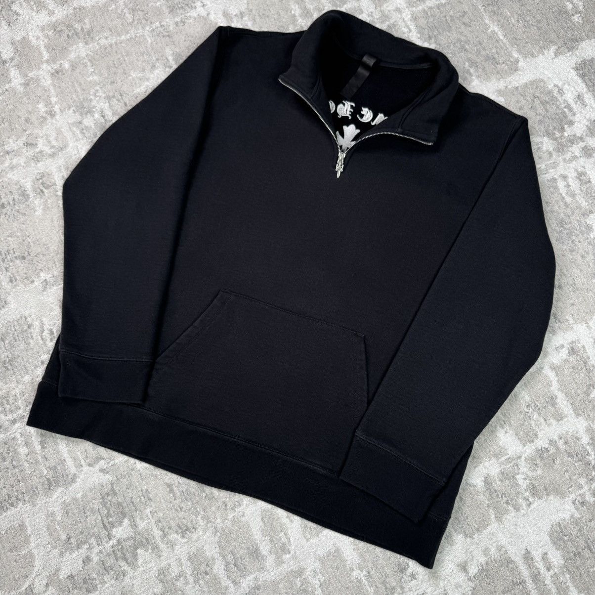 Chrome Hearts King taco triple cross embroidered quarter zip pullover Size US XXL / EU 58 / 5 - 12 Thumbnail