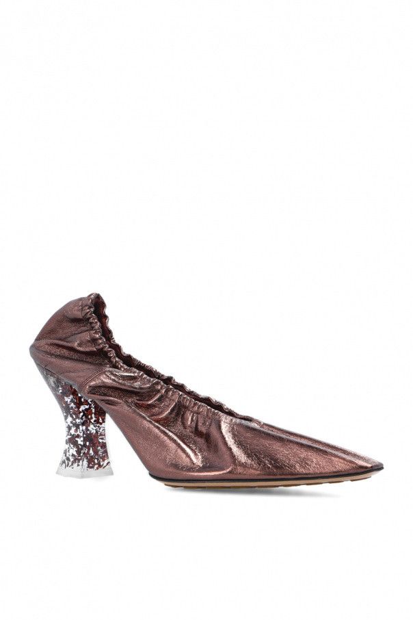 Bottega Veneta o1n1vont1124 Almond Pumps in Fondant Size US 11 / IT 41 - 4 Thumbnail