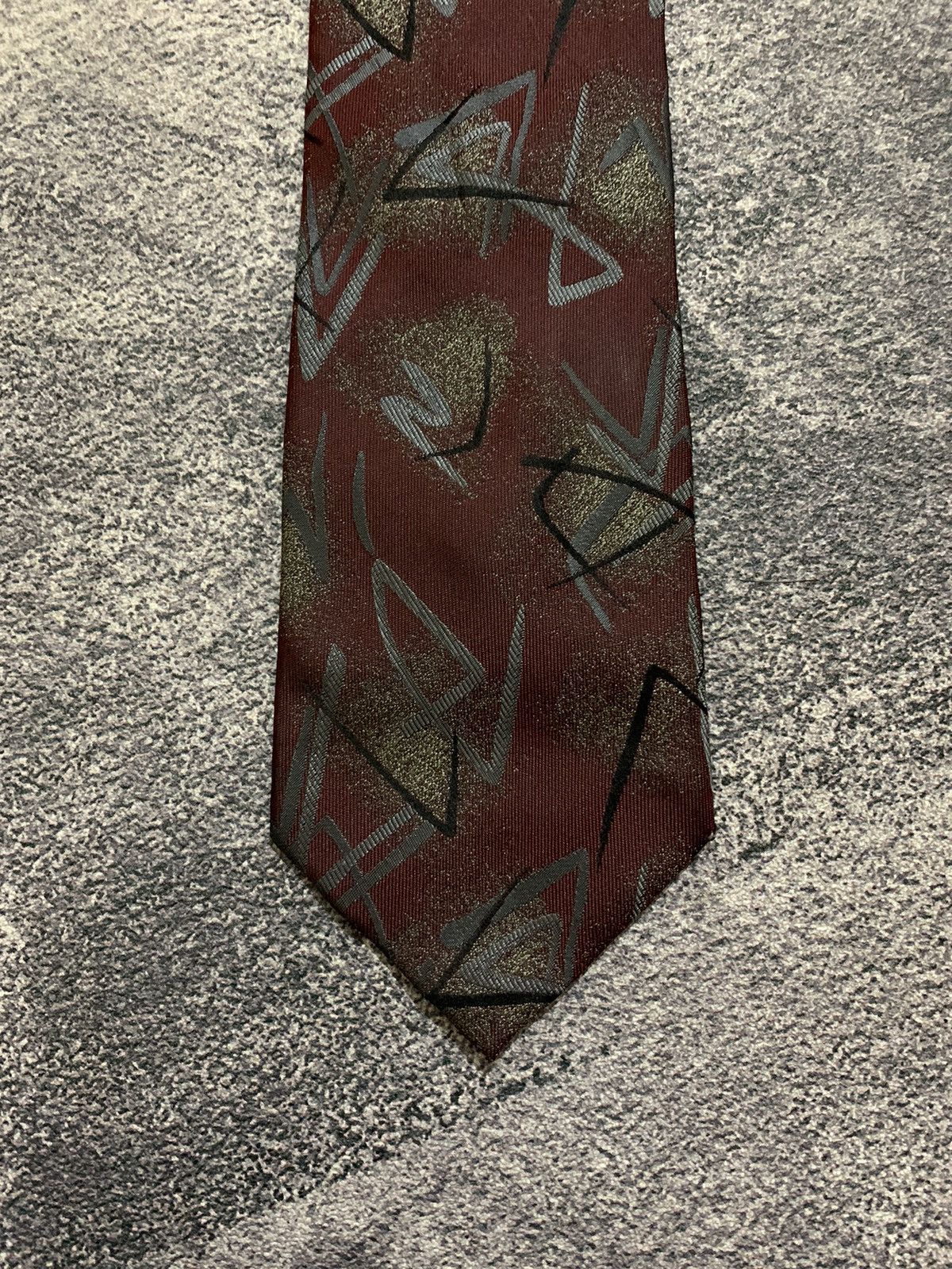 Issey Miyake IM Miyake Design Pattern Tie Size ONE SIZE - 2 Thumbnail