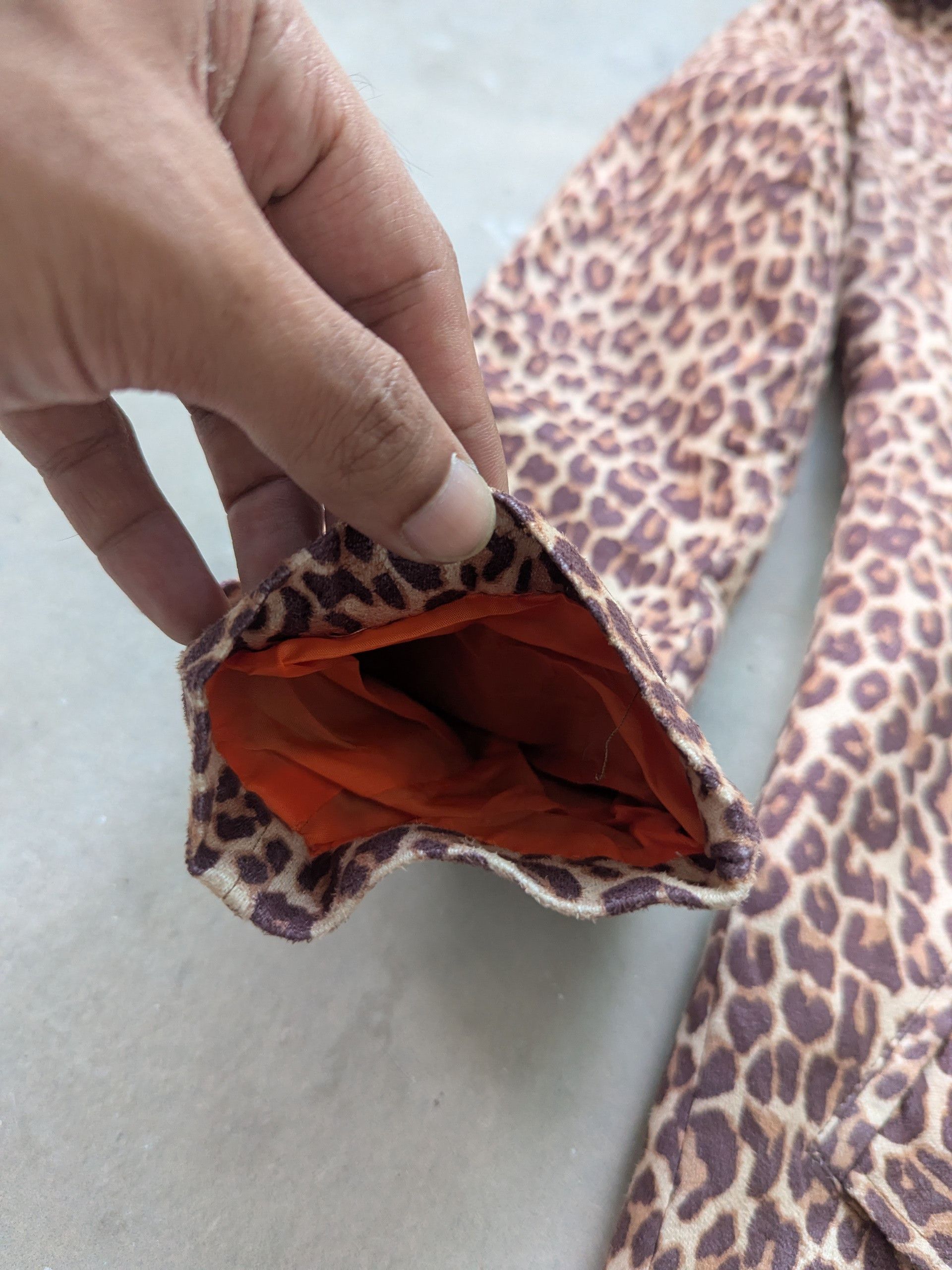 Japanese Brand × Le Grande Bleu (L.G.B.) × Vintage Vintage Leopard Patterned Trench Coat by Bad Girl Size S / US 4 / IT 40 - 5 Thumbnail