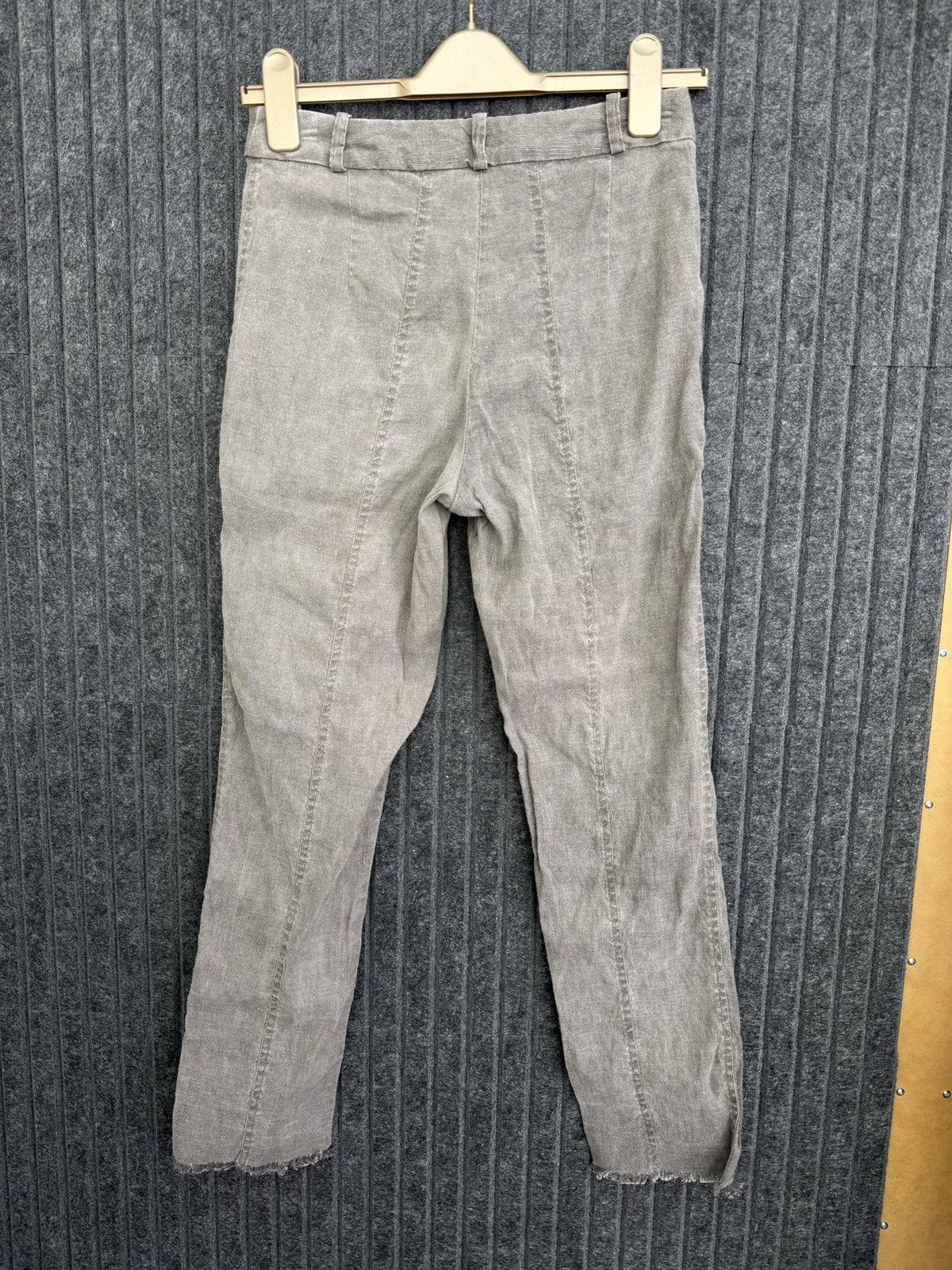 Annette Gortz Vintage Annette Gortz Gray Linen Blend Cropped women’s Pants Size 25" / US 0 / IT 36 - 10 Thumbnail