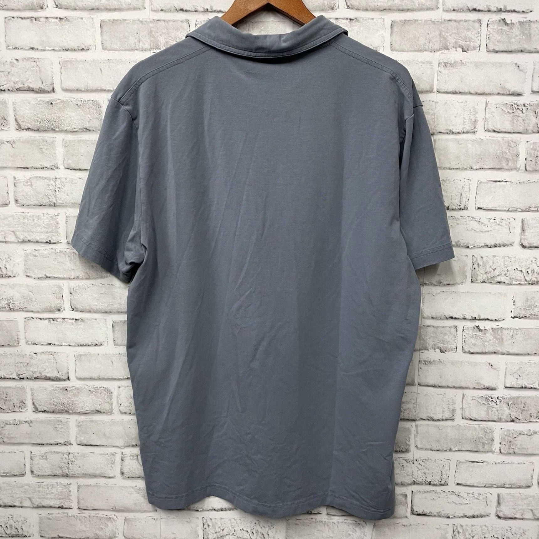 Vintage PUBLIC REC Blue Athletic Stretchy Polo 2XL Mens Size US XXL / EU 58 / 5 - 5 Thumbnail