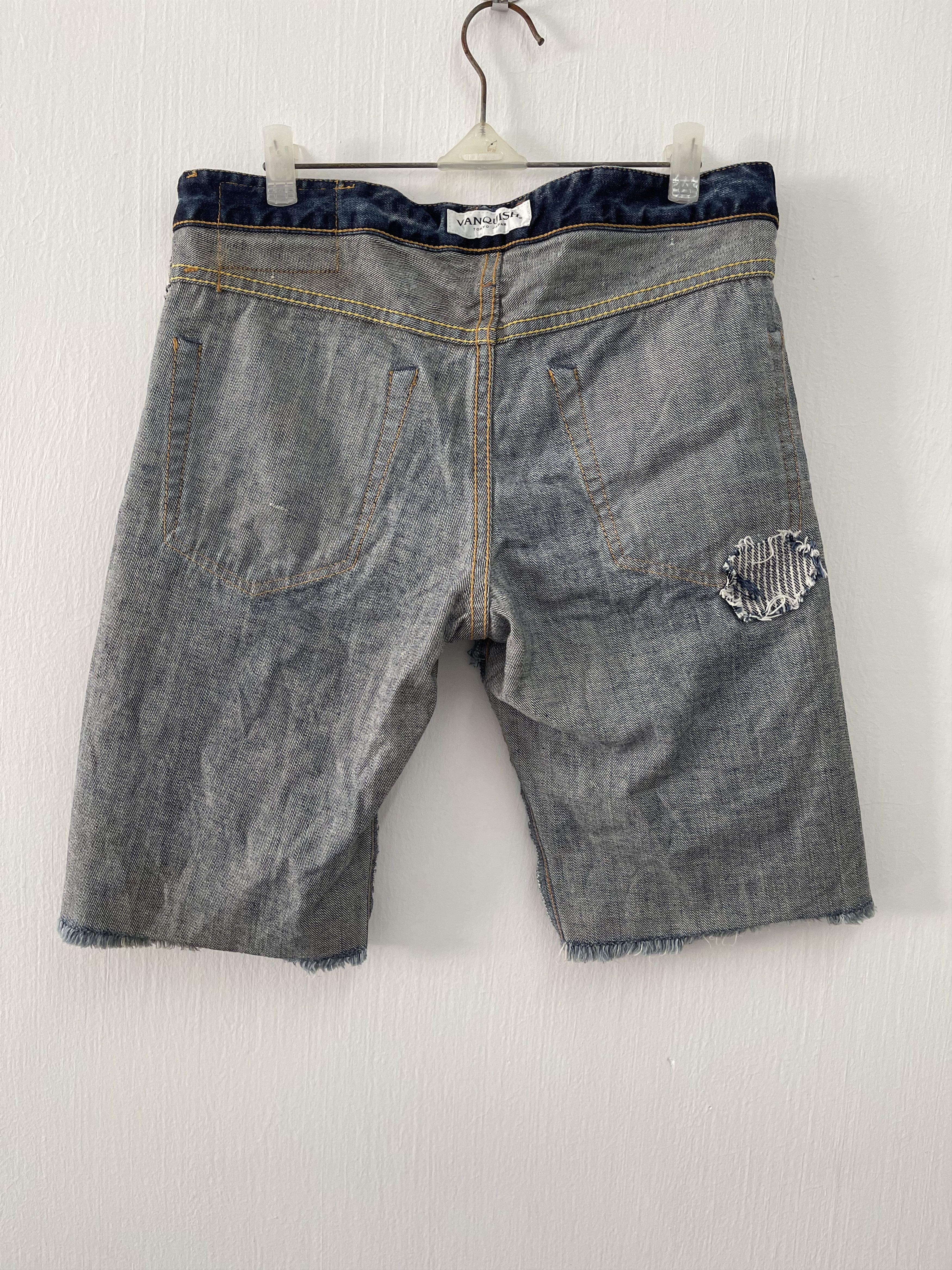 Vanquish Vanquish Japan Tokyo Denim Short Remake Size US 30 / EU 46 - 8 Thumbnail