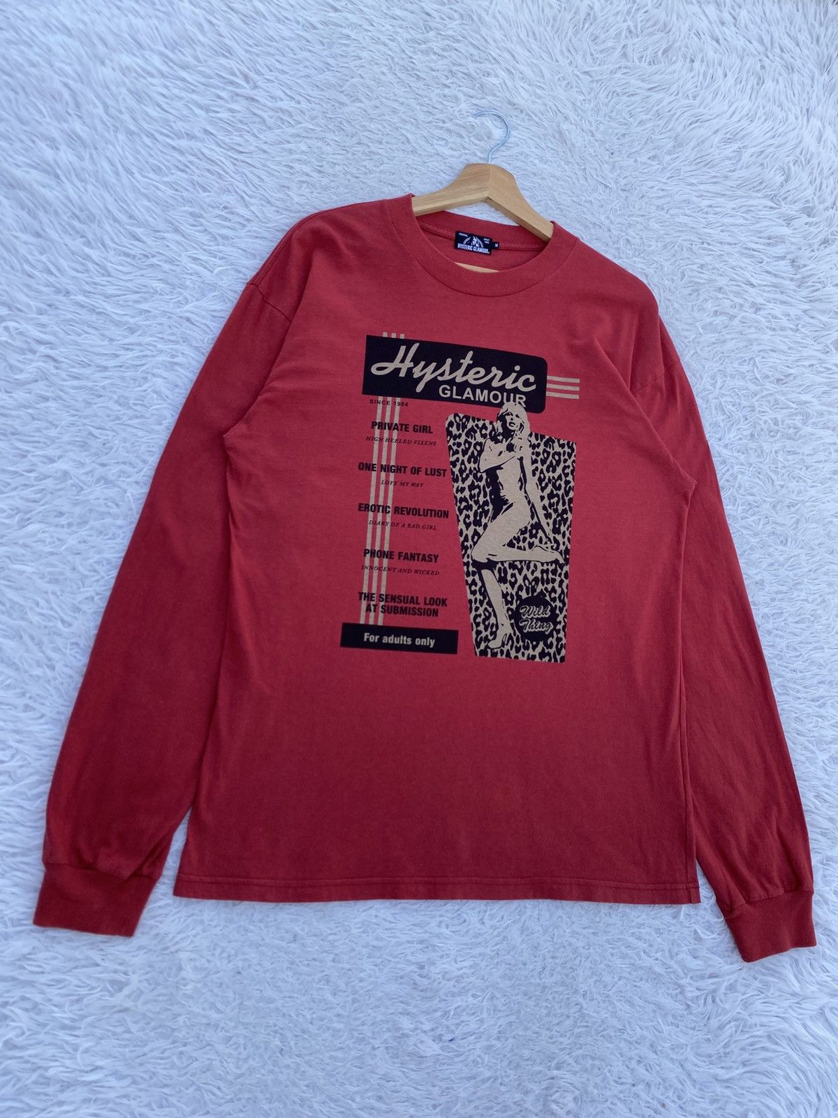Hysteric Glamour Rare Vintage Hysteric Glamour Sexy Women Longsleeve Tshirt Size US M / EU 48-50 / 2 - 3 Thumbnail