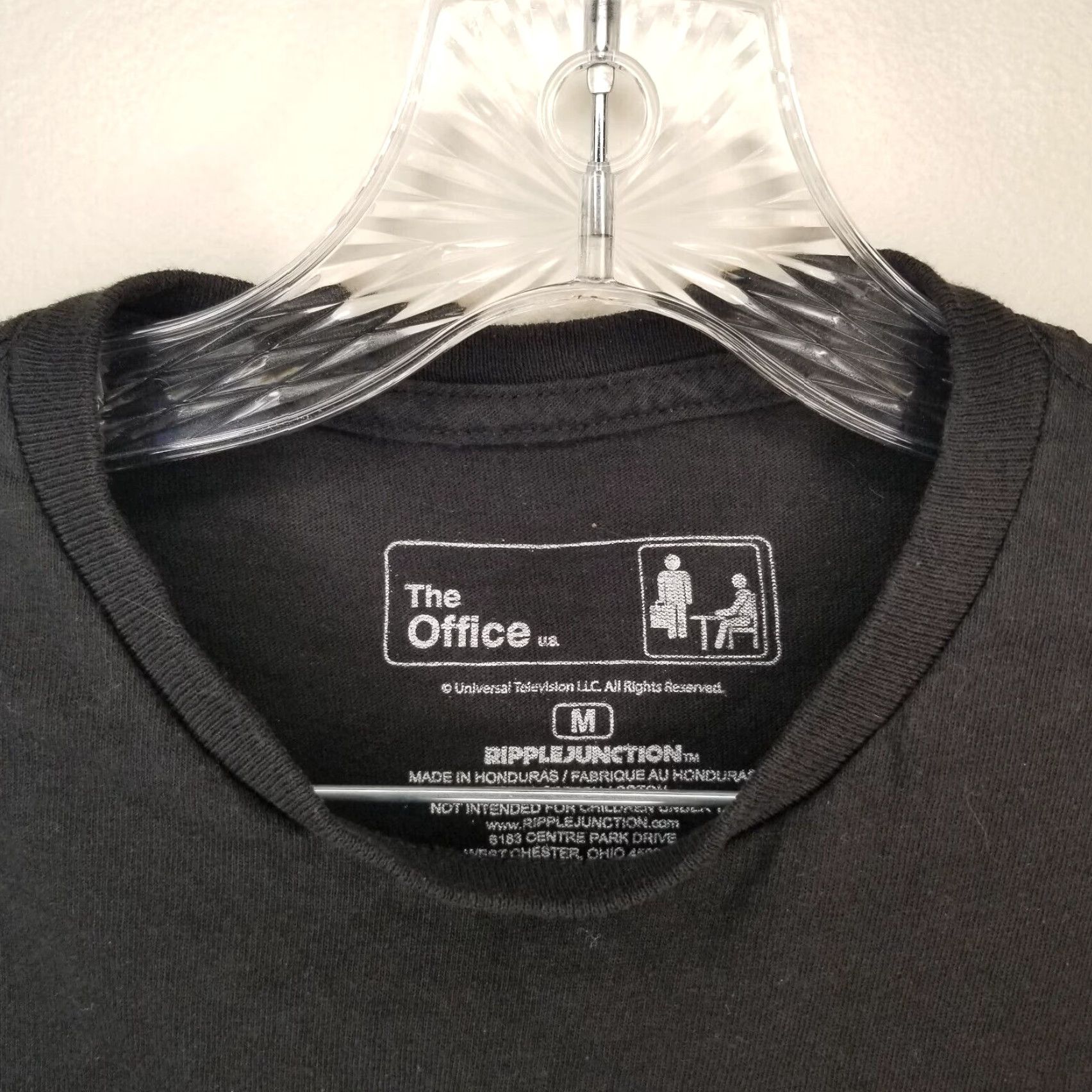 Vintage The Office Mens Black Dwight Schrute False Short Sleeve T-Shirt M Shirt Size US M / EU 48-50 / 2 - 4 Thumbnail