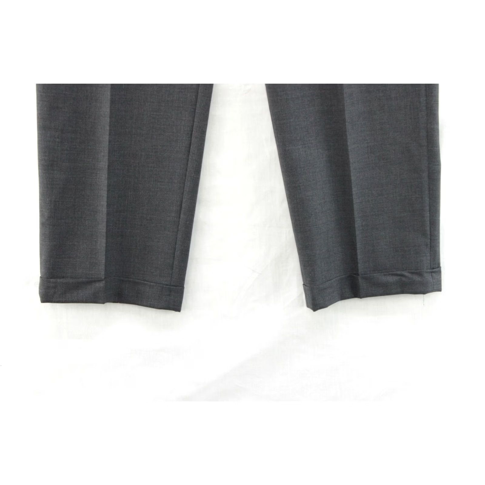 Hart Schaffner Marx Hart Schaffner Marx Dress Pants Mens Regular Gray Wool Stretch Cuffed Lined Office 38x30 Stretch Pockets Wool Dress Pants Mens Size US 38 / EU 54 - 3 Thumbnail