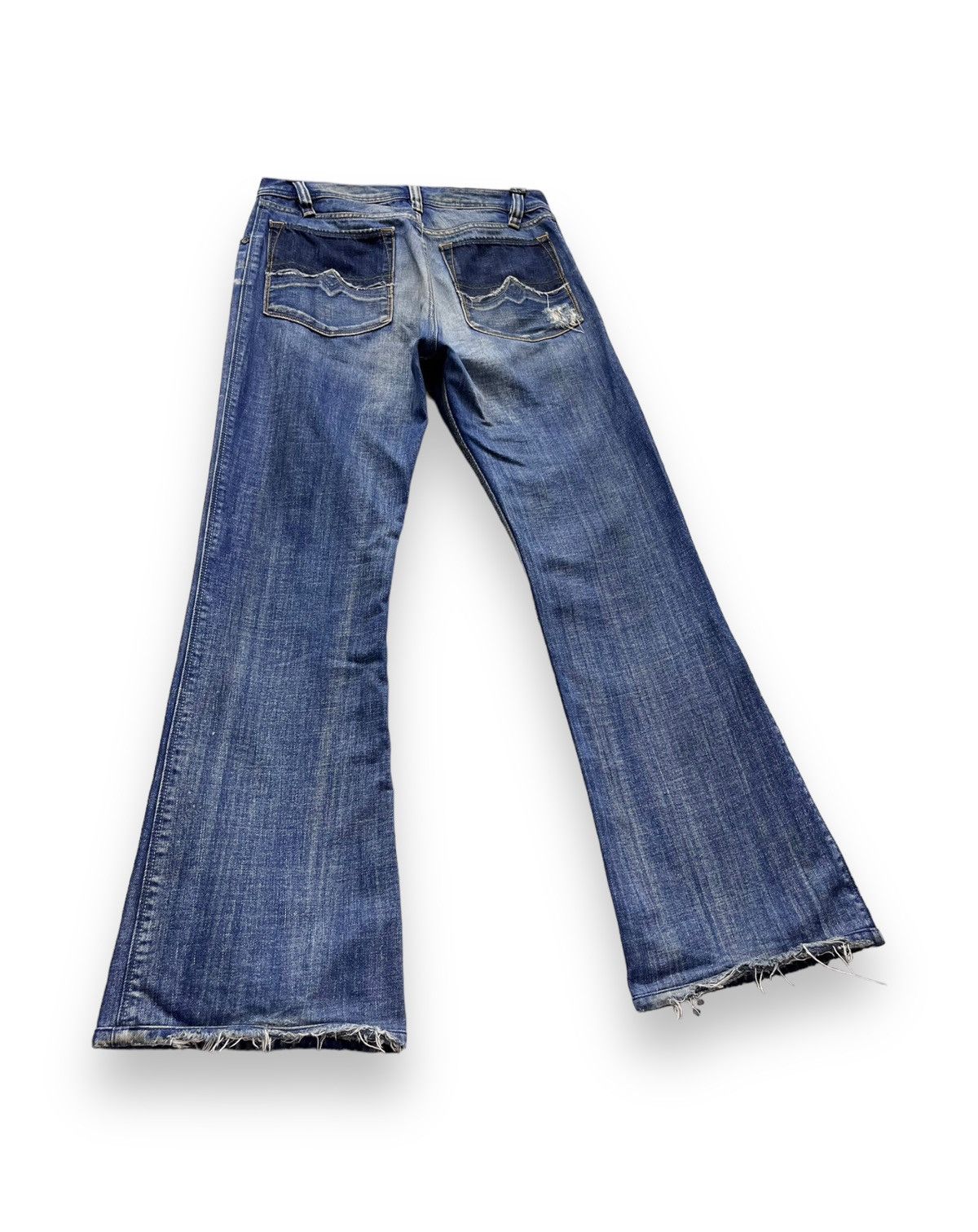 Diesel FYE🔥DIESEL ONLY THE BRAVE PUNK Flare Distressed Jeans Size US 29 - 10 Thumbnail