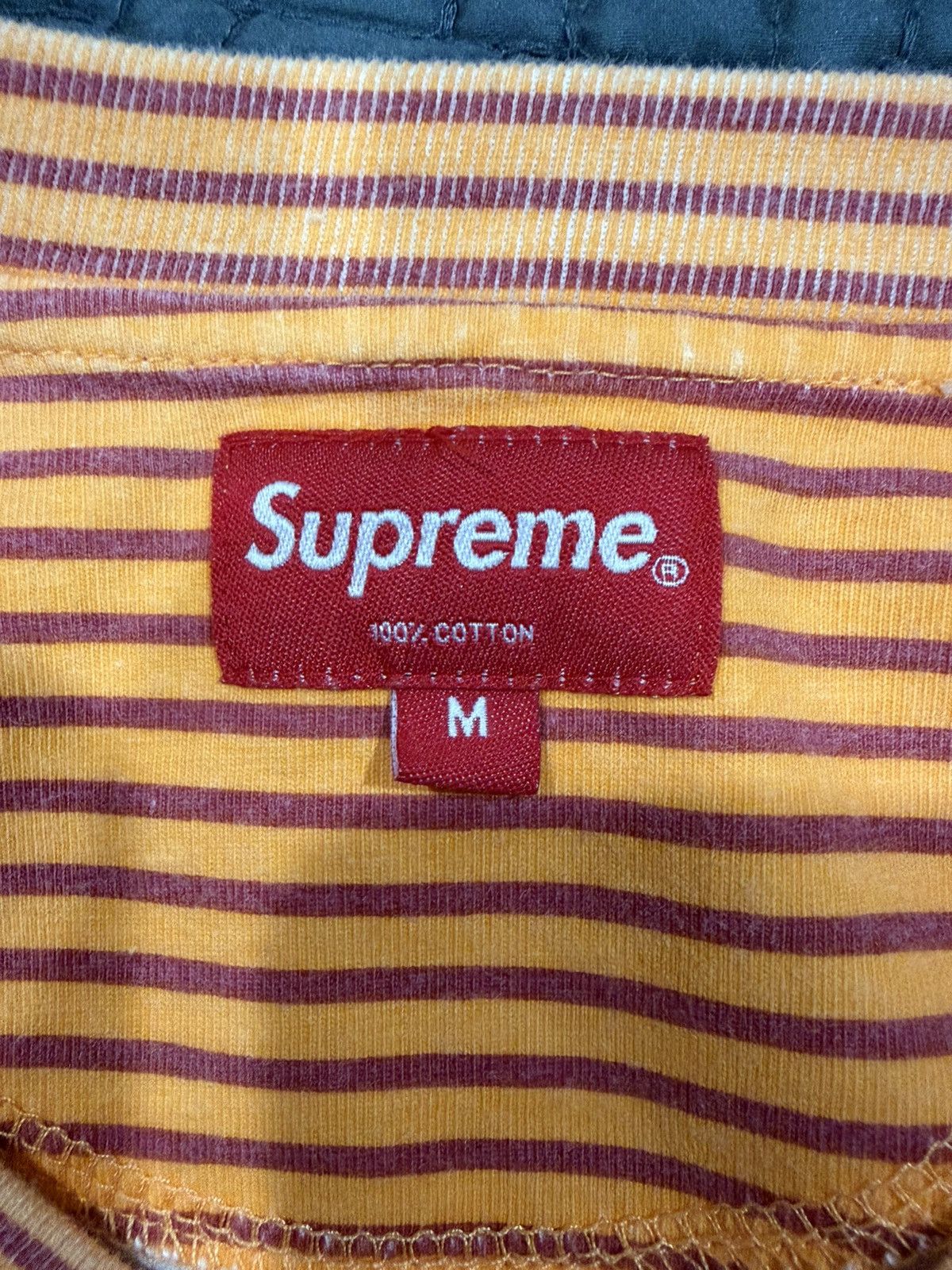 Supreme Supreme Micro Stripe L/S Top Size US M / EU 48-50 / 2 - 3 Thumbnail