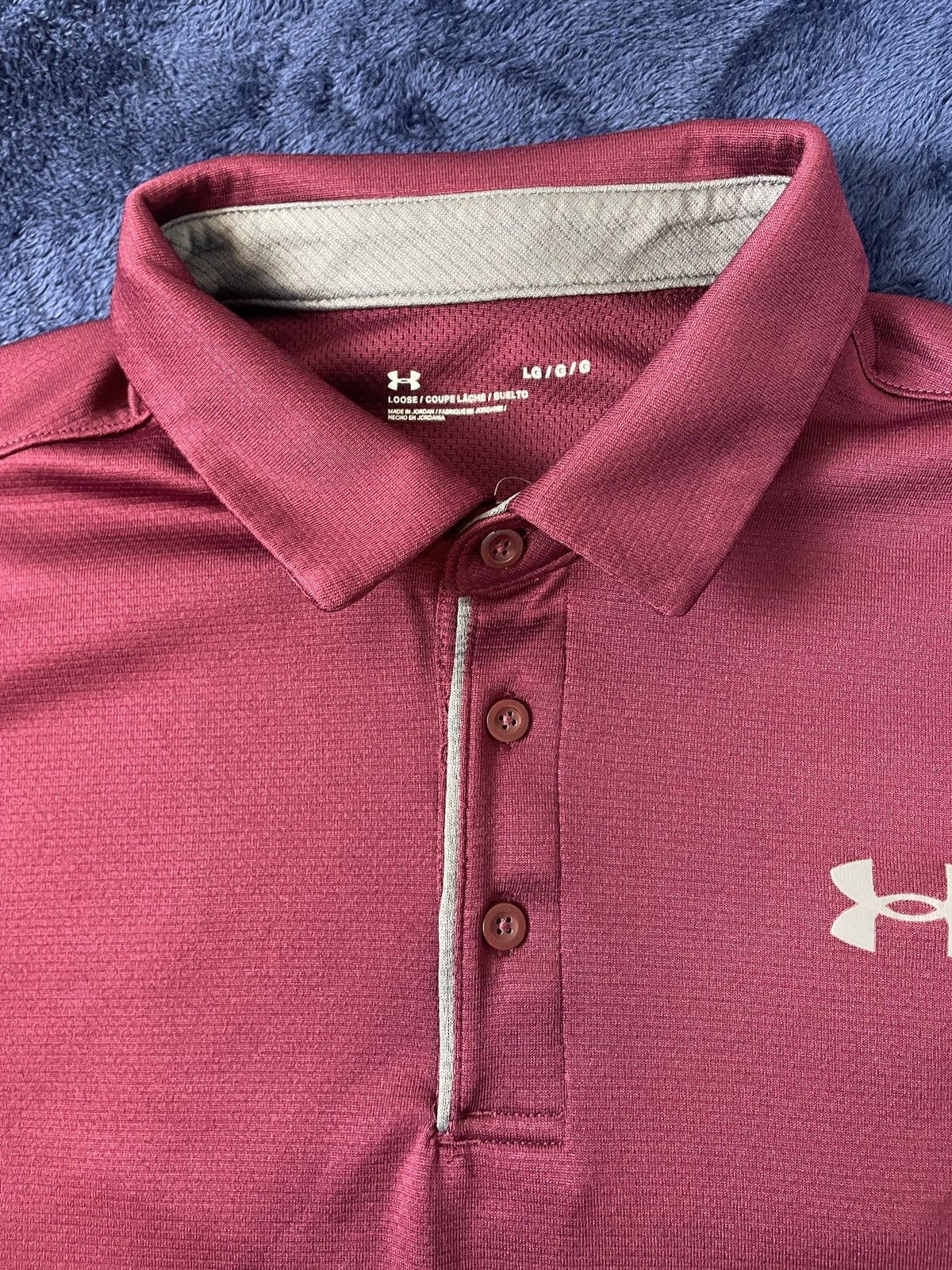 Under Armour Under Armour Men’s Large Coral Red Performance Golf Polo Size US L / EU 52-54 / 3 - 3 Thumbnail