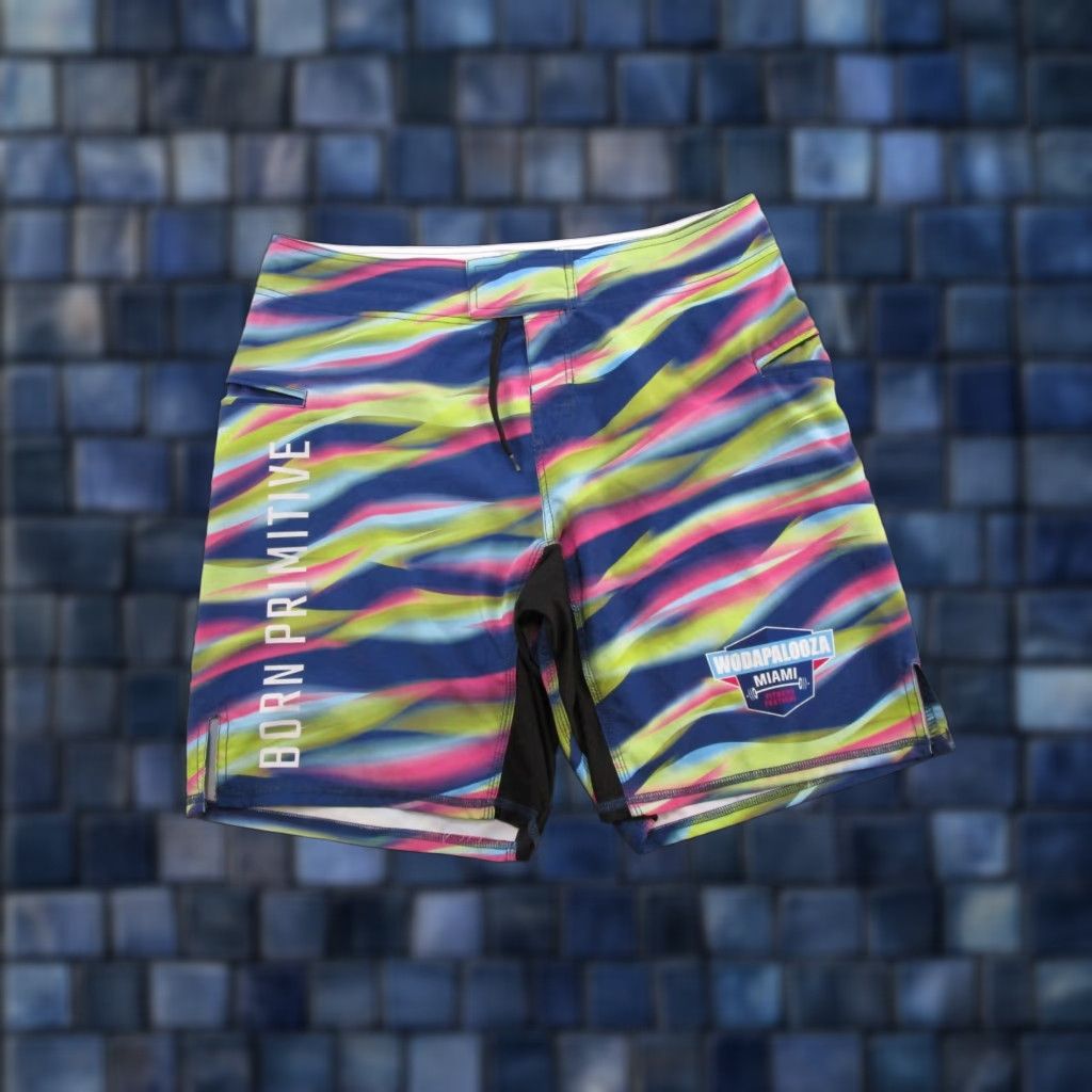 Primitive Born Primitive Shorts Size 34 WODAPalooza Miami Fitness Festival Gym Board Swim Shorts Size US 34 / EU 50 - 1 Thumbnail