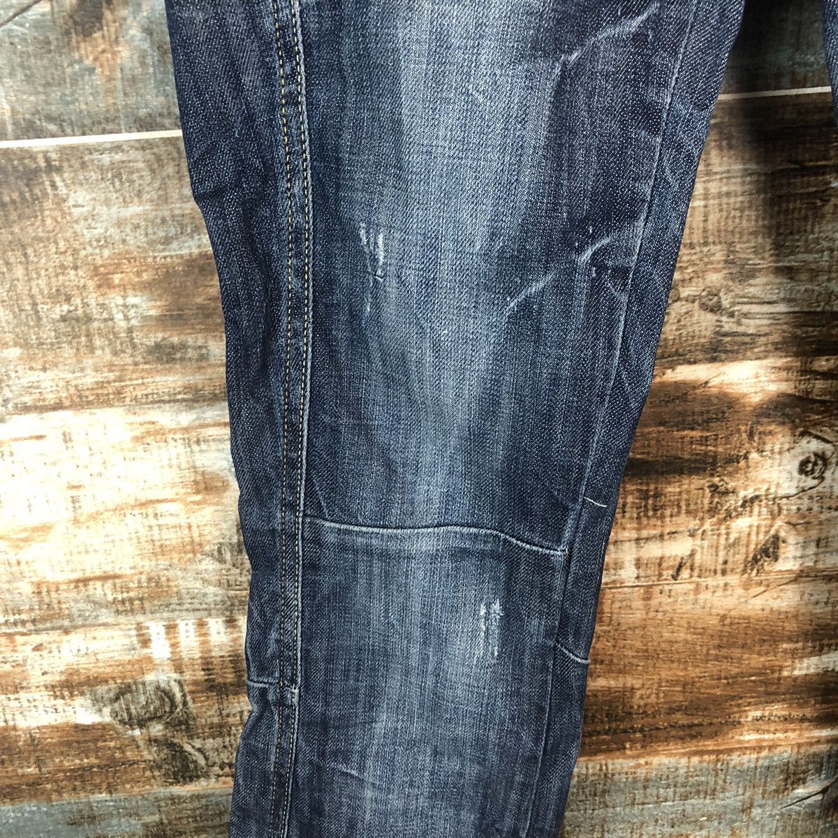 Japanese Brand TRF Denim Distressed Denim Pants #A2113 Size 28" / US 6 / IT 42 - 10 Thumbnail